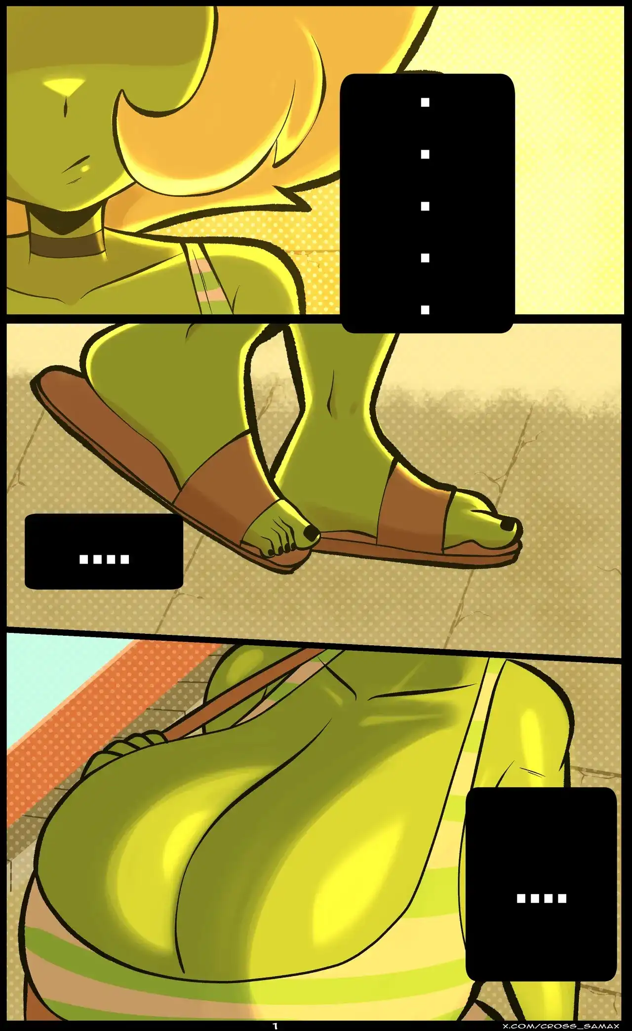 Taste of Green Redux – CrossSamaX - Porn Comics | LustyComix Taste Of Green Redux Crosssamax 02