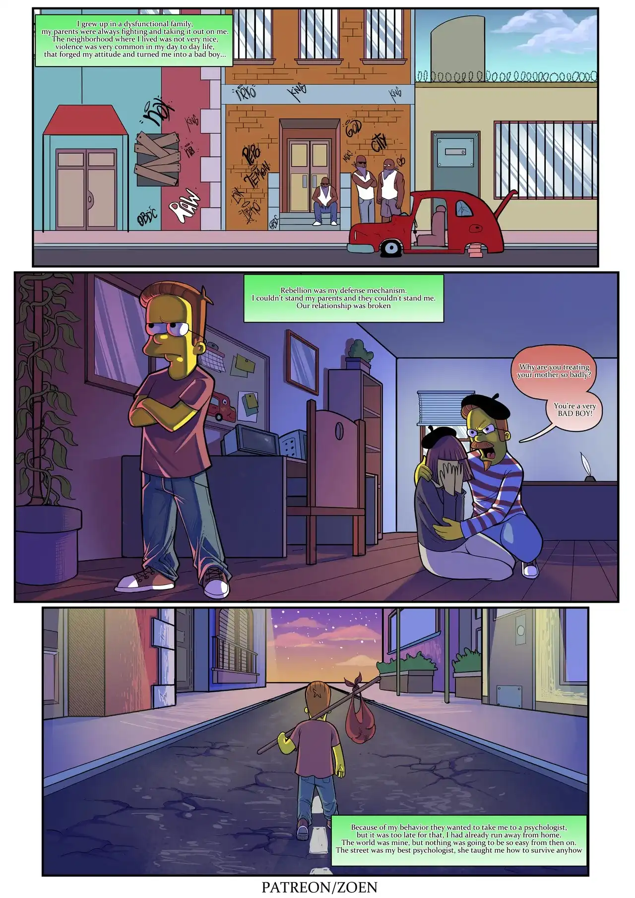 The Simpsons: Bad Boy – Zoen - Simpsons Porn | LustyComix The Simpsons Bad Boy Zoen 03