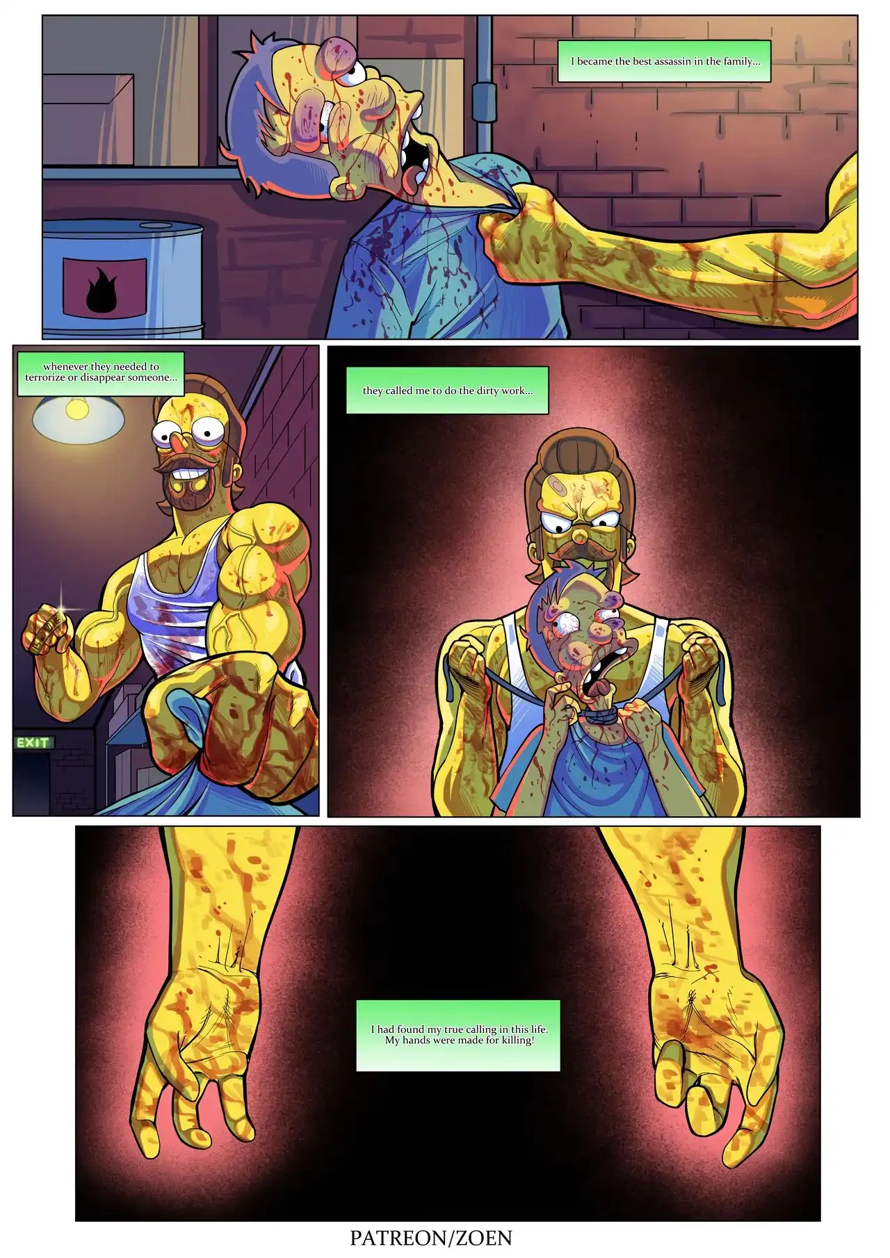 The Simpsons: Bad Boy – Zoen - Simpsons Porn | LustyComix The Simpsons Bad Boy Zoen 08