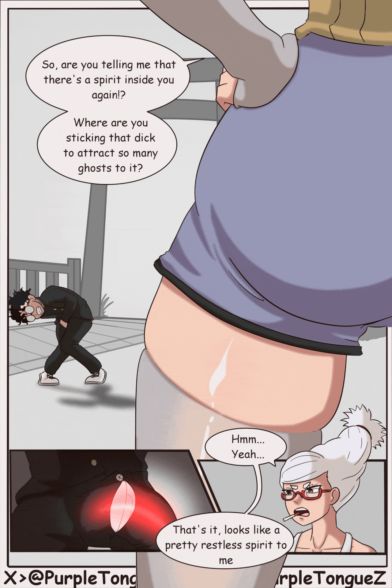 A ghost in my Pants – PurpleTongueZ - Porn Comics | LustyComix A Ghost In My Pants Purpletonguez 4