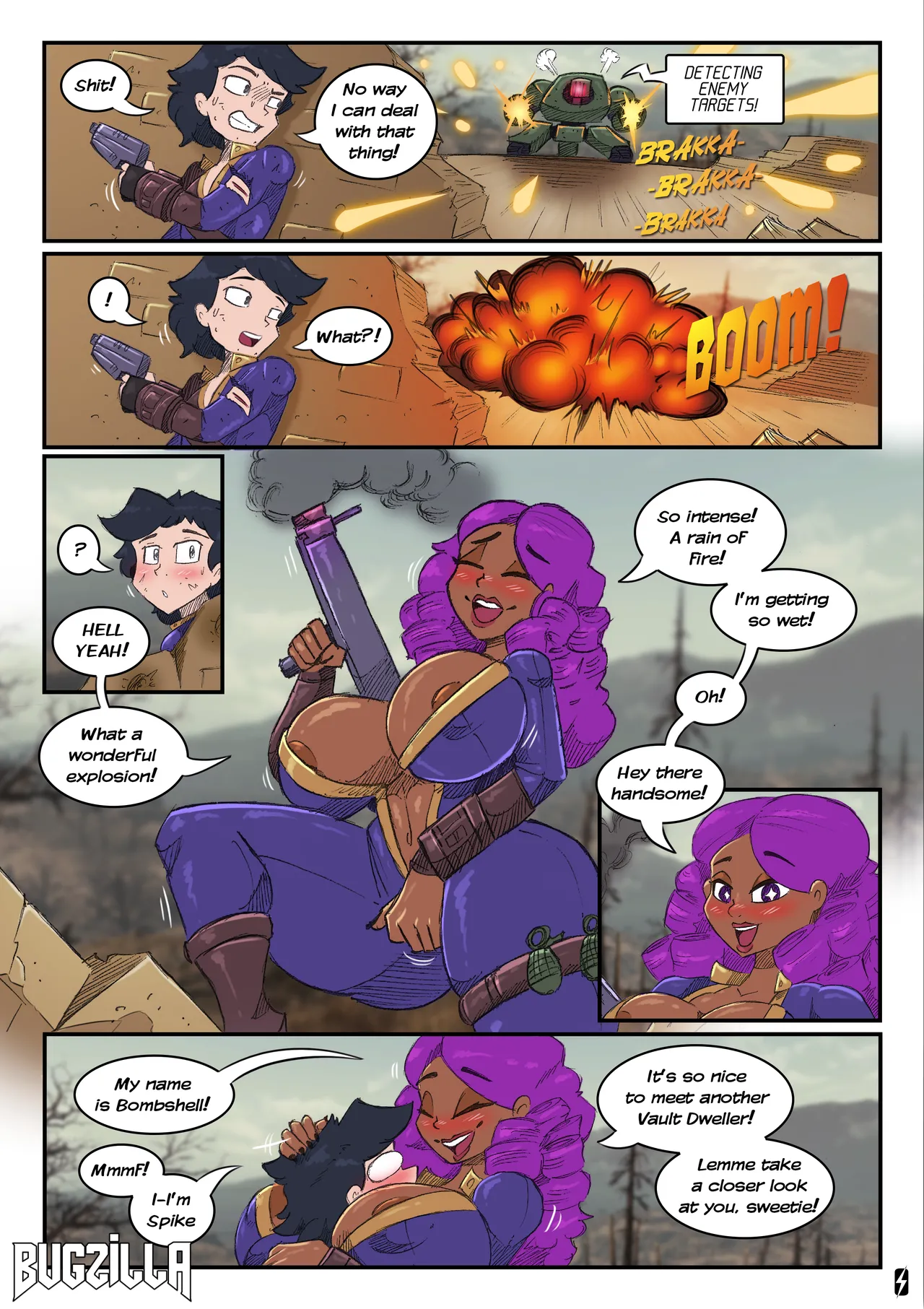 Atom Sparks – Bugzilla - Porn Comics | LustyComix Atom Sparks Bugzilla 5