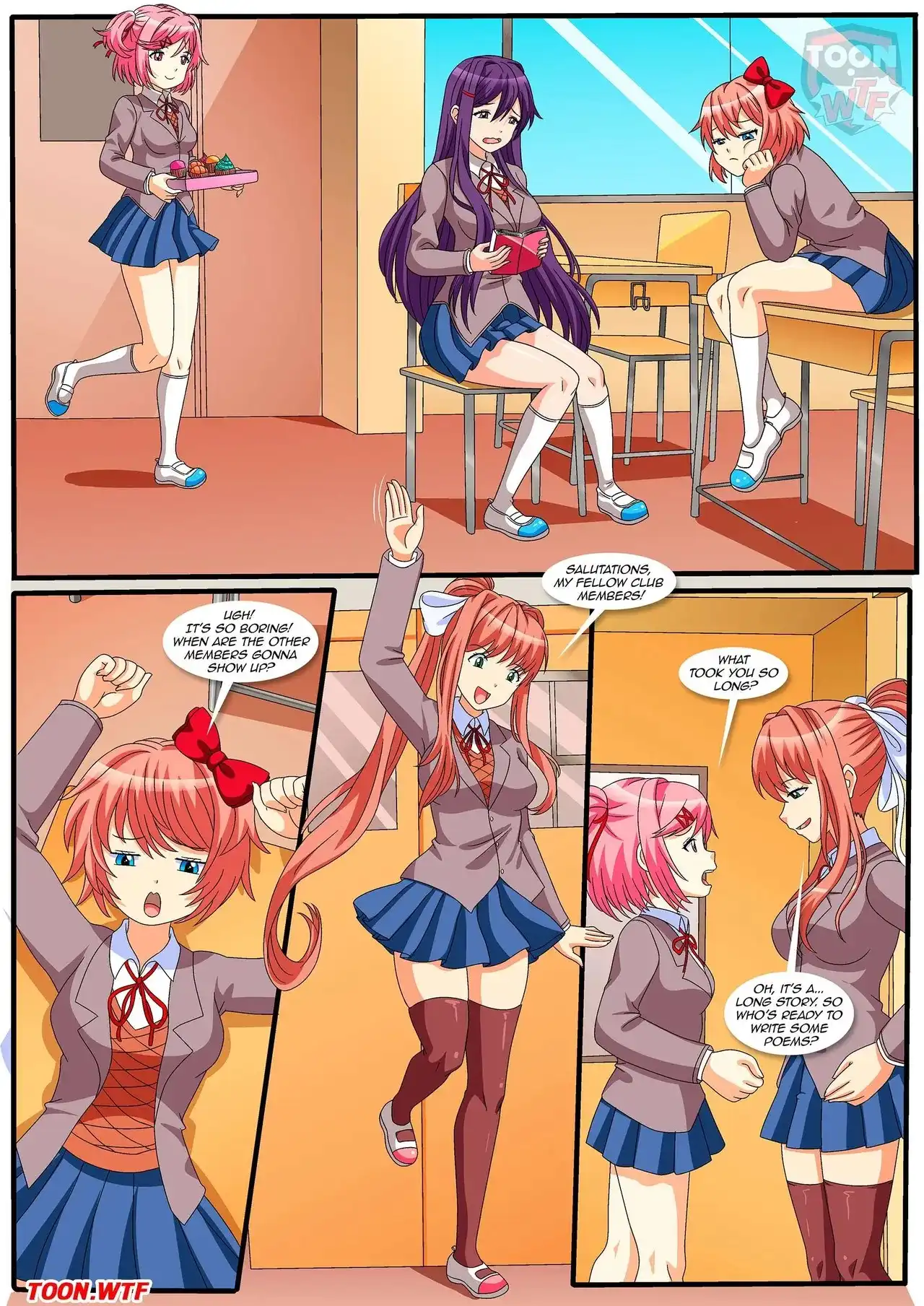 Doki Doki Literature Club – PalComix - Palcomix | LustyComix Doki Doki Literature Club Palcomix 02