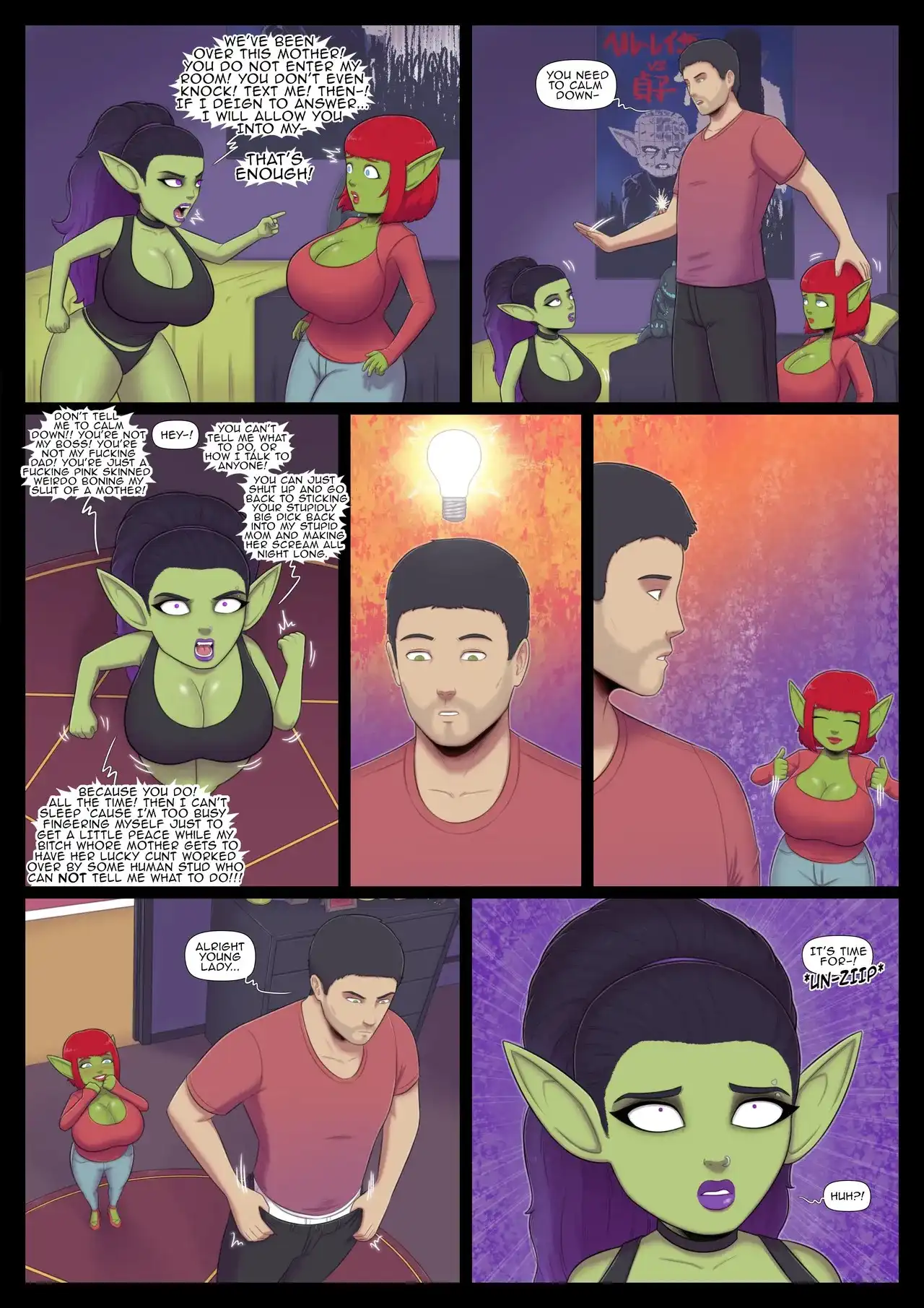 GOBLIN’D: Da Family – Black Hornet - Porn Comics | LustyComix Goblin'd Da Family Black Hornet 08