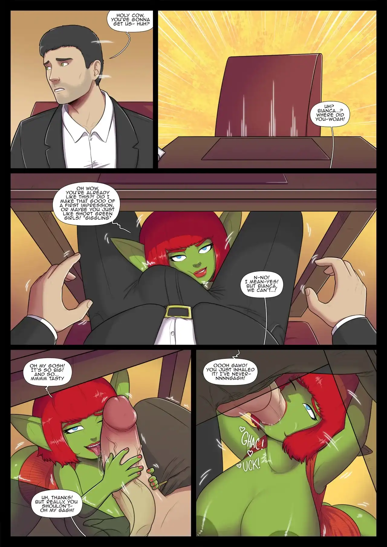 GOBLIN’D: Date – Black Hornet - Porn Comics | LustyComix Goblin'd Date Black Hornet 03