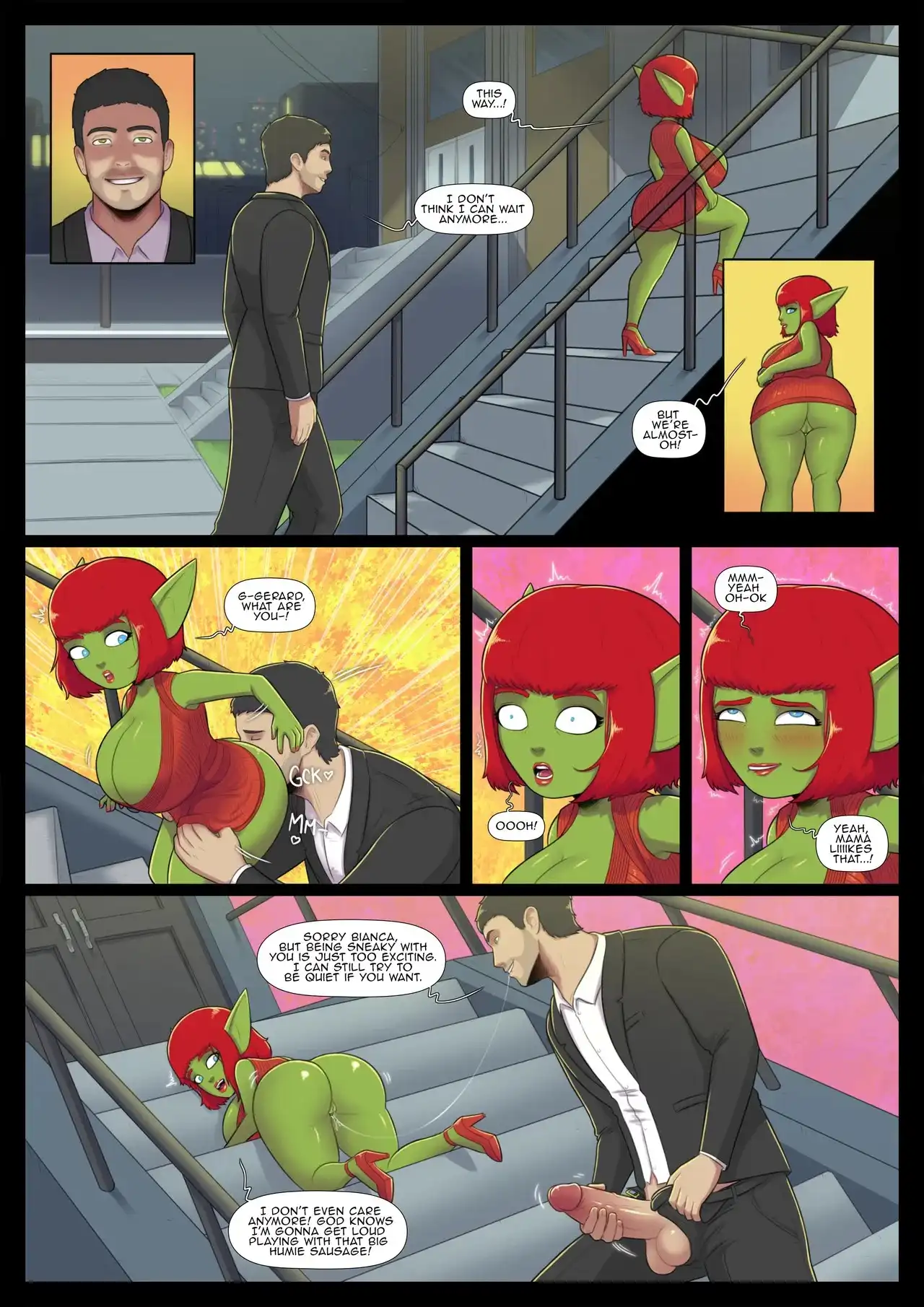 GOBLIN’D: Date – Black Hornet - Porn Comics | LustyComix Goblin'd Date Black Hornet 06