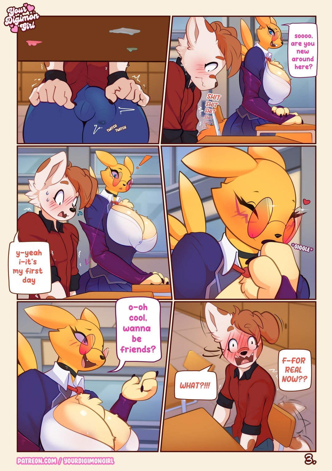 How 2 hide your Renamon – YourDigimonGirl - Porn Comics | LustyComix How 2 Hide Your Renamon Yourdigimongirl 05