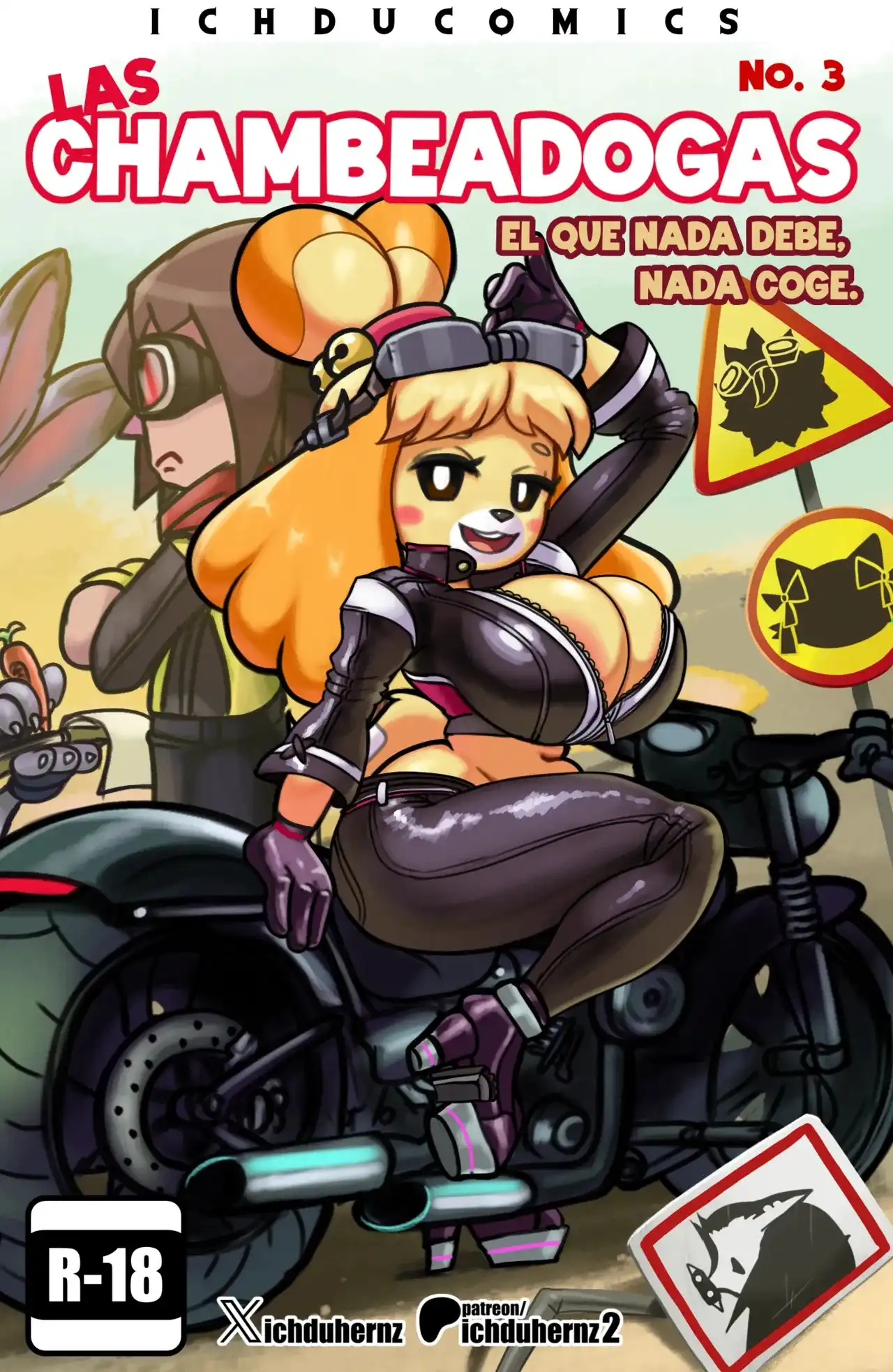 Las Chambeadogas 3 – Ichduhernz - Furry Porn Comics | LustyComix Las Chambeadogas 3 Ichduhernz 01