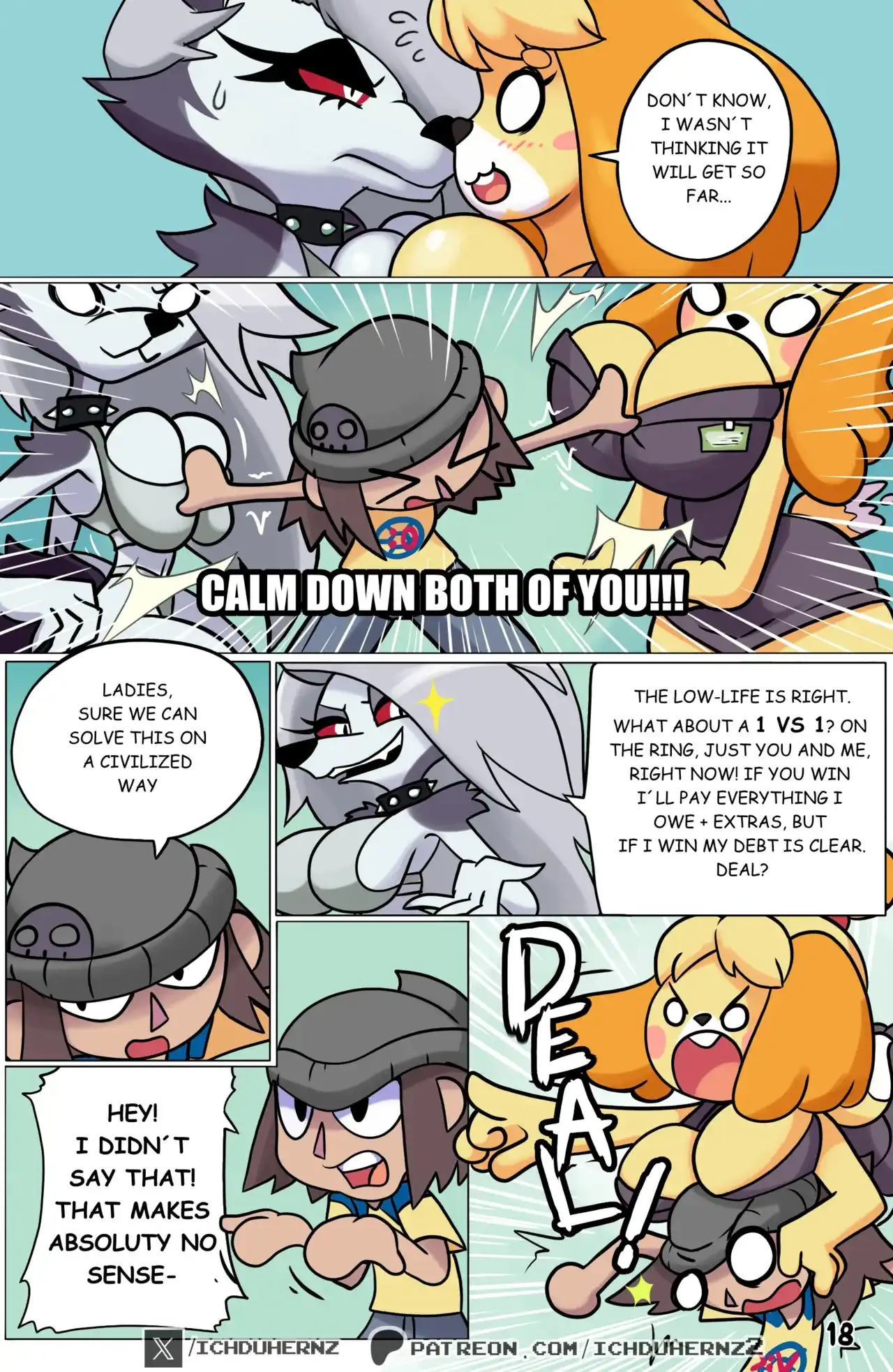 Las Chambeadogas 3 – Ichduhernz - Furry Porn Comics | LustyComix Las Chambeadogas 3 Ichduhernz 19