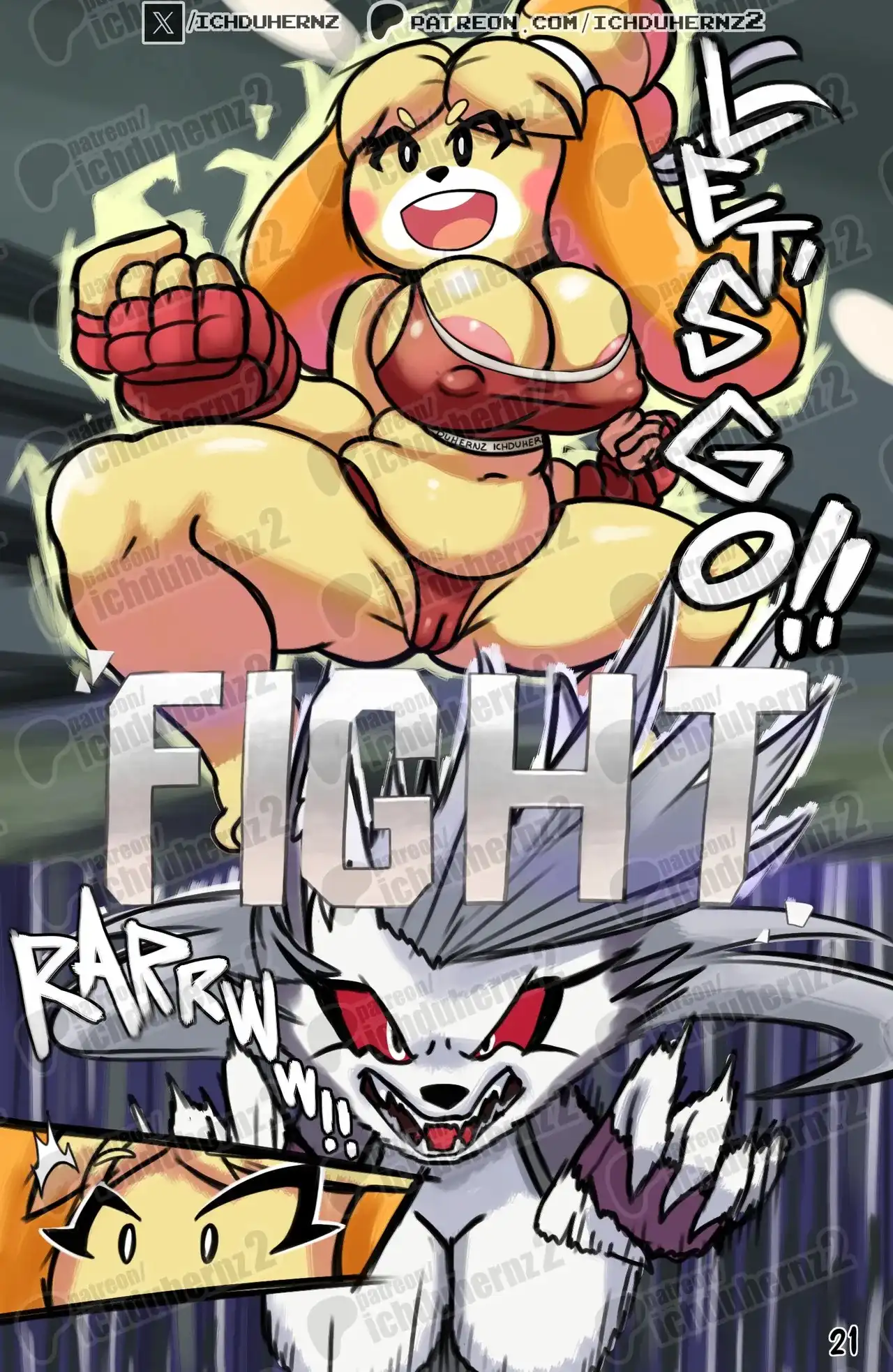 Las Chambeadogas 3 – Ichduhernz - Furry Porn Comics | LustyComix Las Chambeadogas 3 Ichduhernz 22