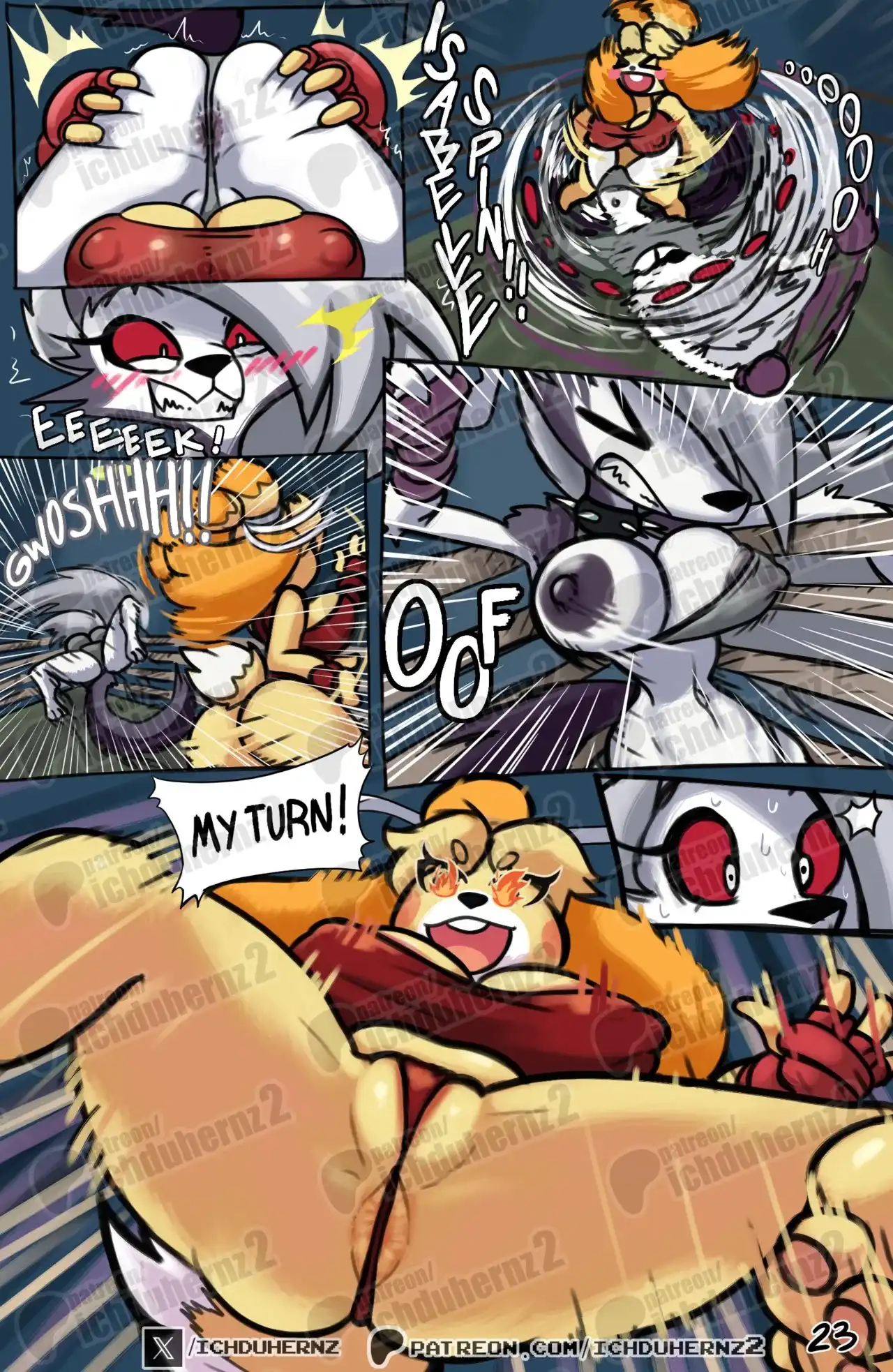 Las Chambeadogas 3 – Ichduhernz - Furry Porn Comics | LustyComix Las Chambeadogas 3 Ichduhernz 24