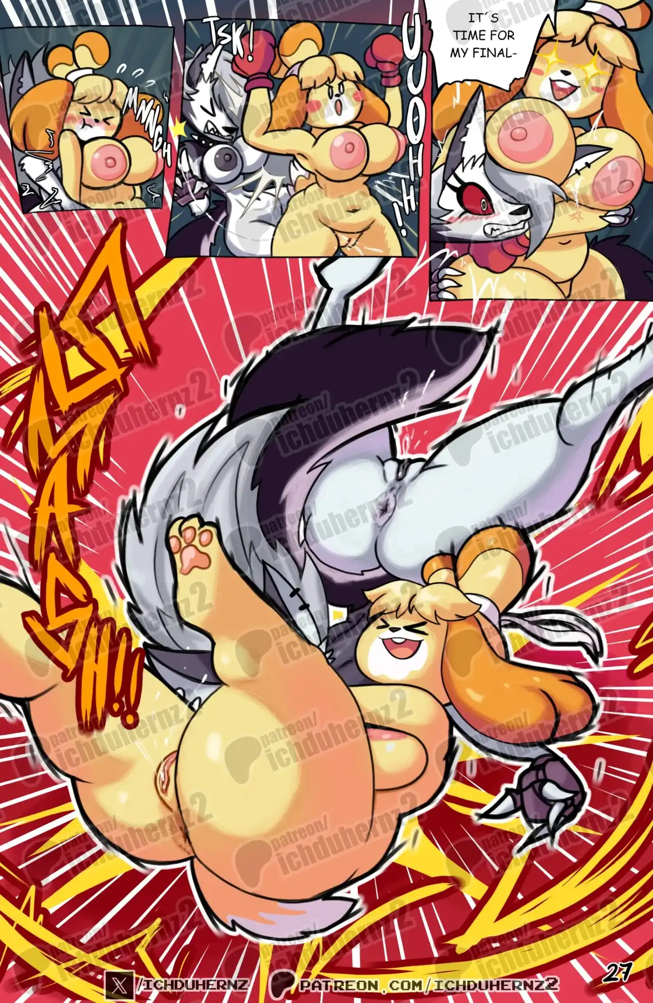 Las Chambeadogas 3 – Ichduhernz - Furry Porn Comics | LustyComix Las Chambeadogas 3 Ichduhernz 28