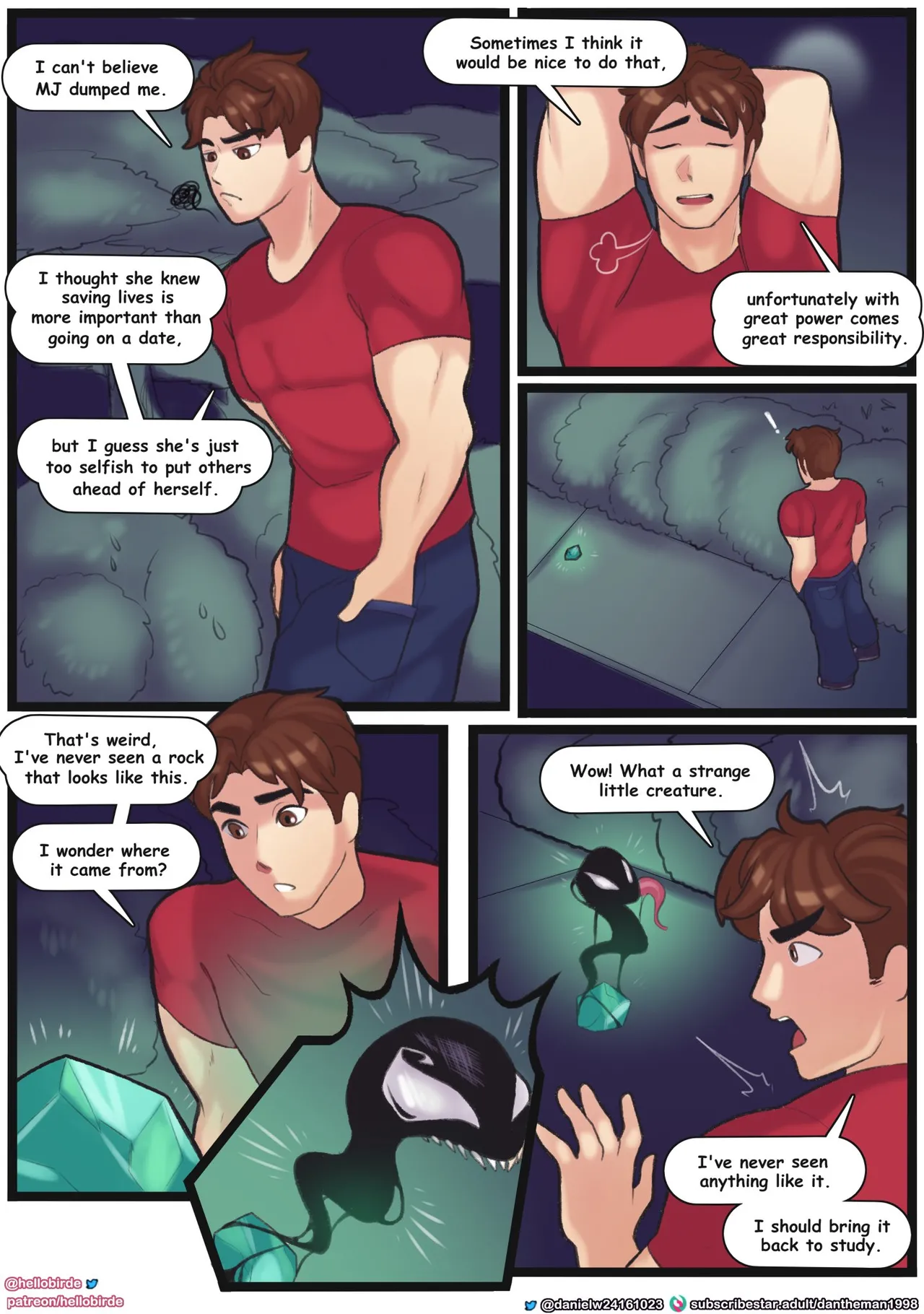 Peter’s Sexual Symbiosis – Hellobirde - Porn Comics | LustyComix Peter’s Sexual Symbiosis Hellobirde 2