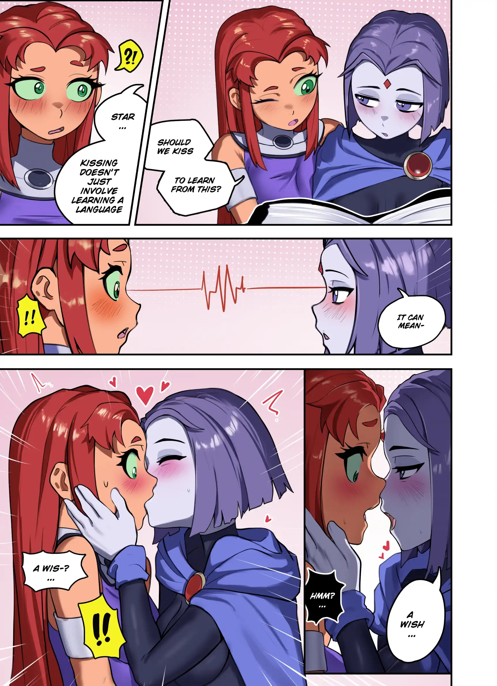 Raven x Starfire – Waligner - Teen Titans Porn | LustyComix Raven X Starfire Waligner 04