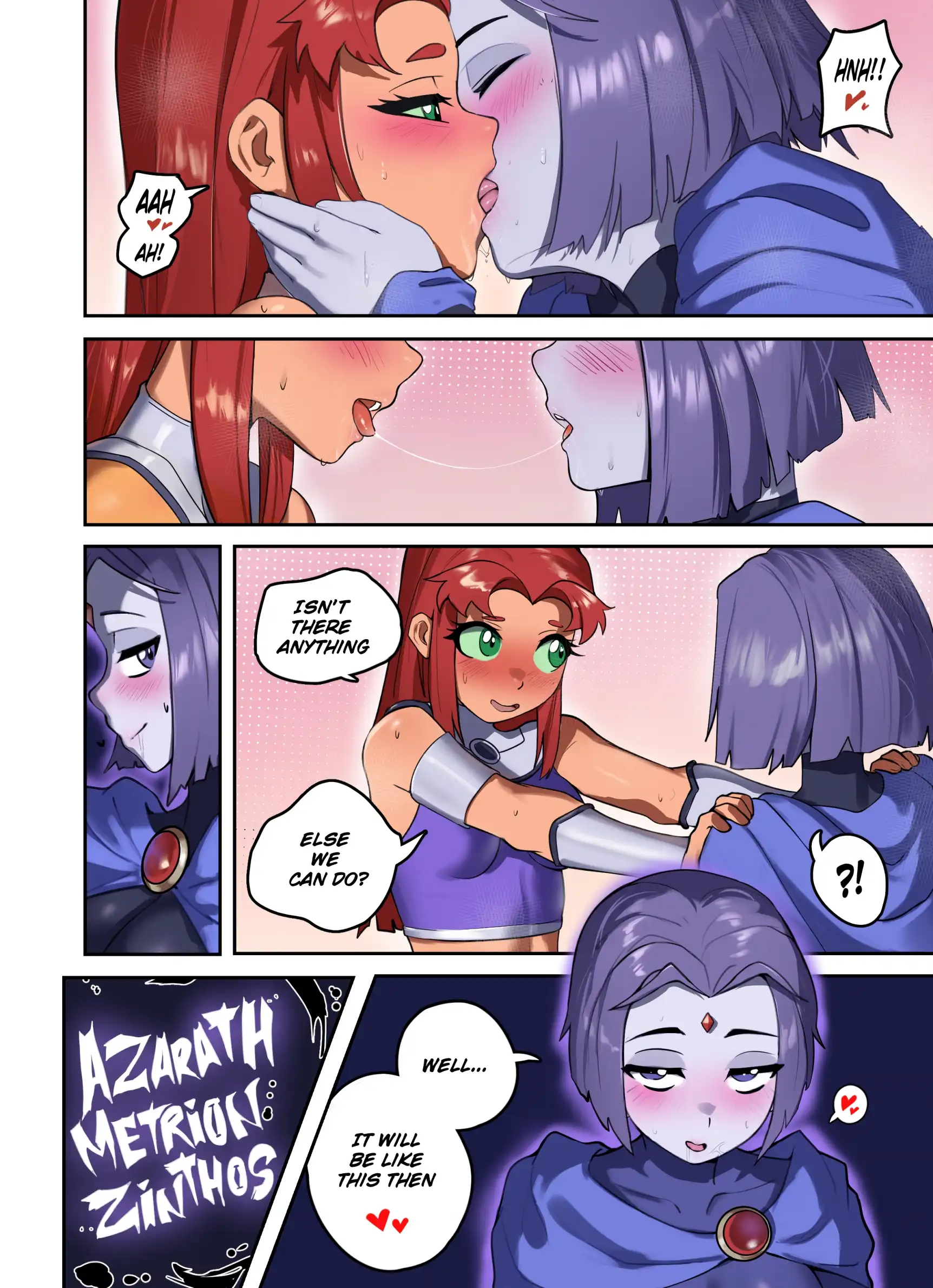 Raven x Starfire – Waligner - Teen Titans Porn | LustyComix Raven X Starfire Waligner 05