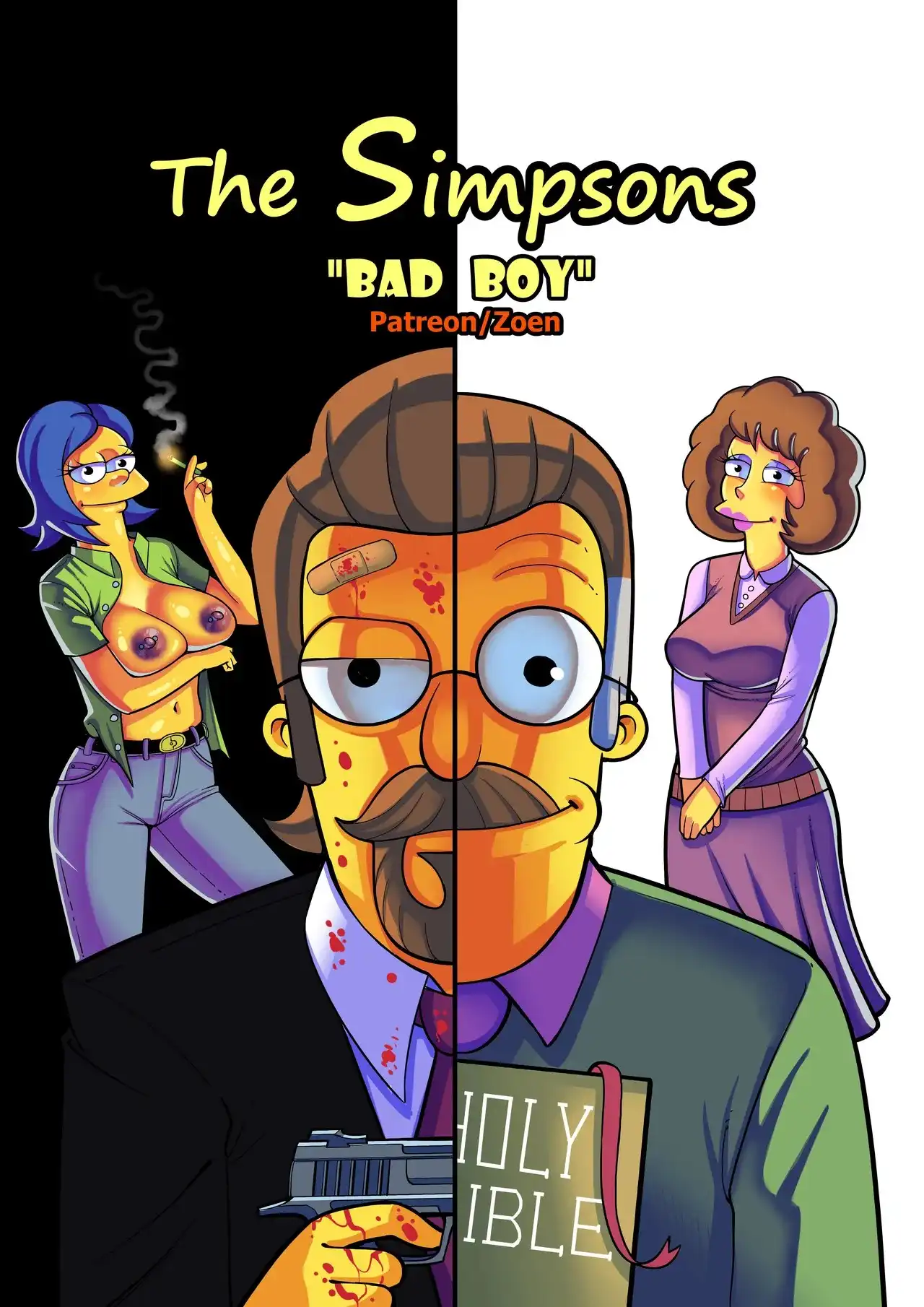 The Simpsons: Bad Boy – Zoen - Simpsons Porn | LustyComix The Simpsons Bad Boy Zoen 01