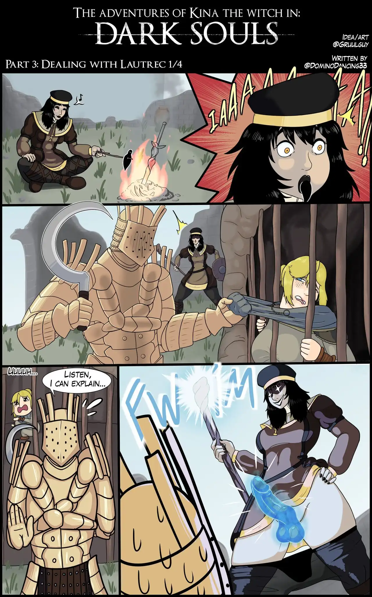 The adventures of Kina the Witch in Dark Souls – Gruulguy - Porn Comics | LustyComix The Adventures Of Kina The Witch In Dark Souls Gruulguy 06