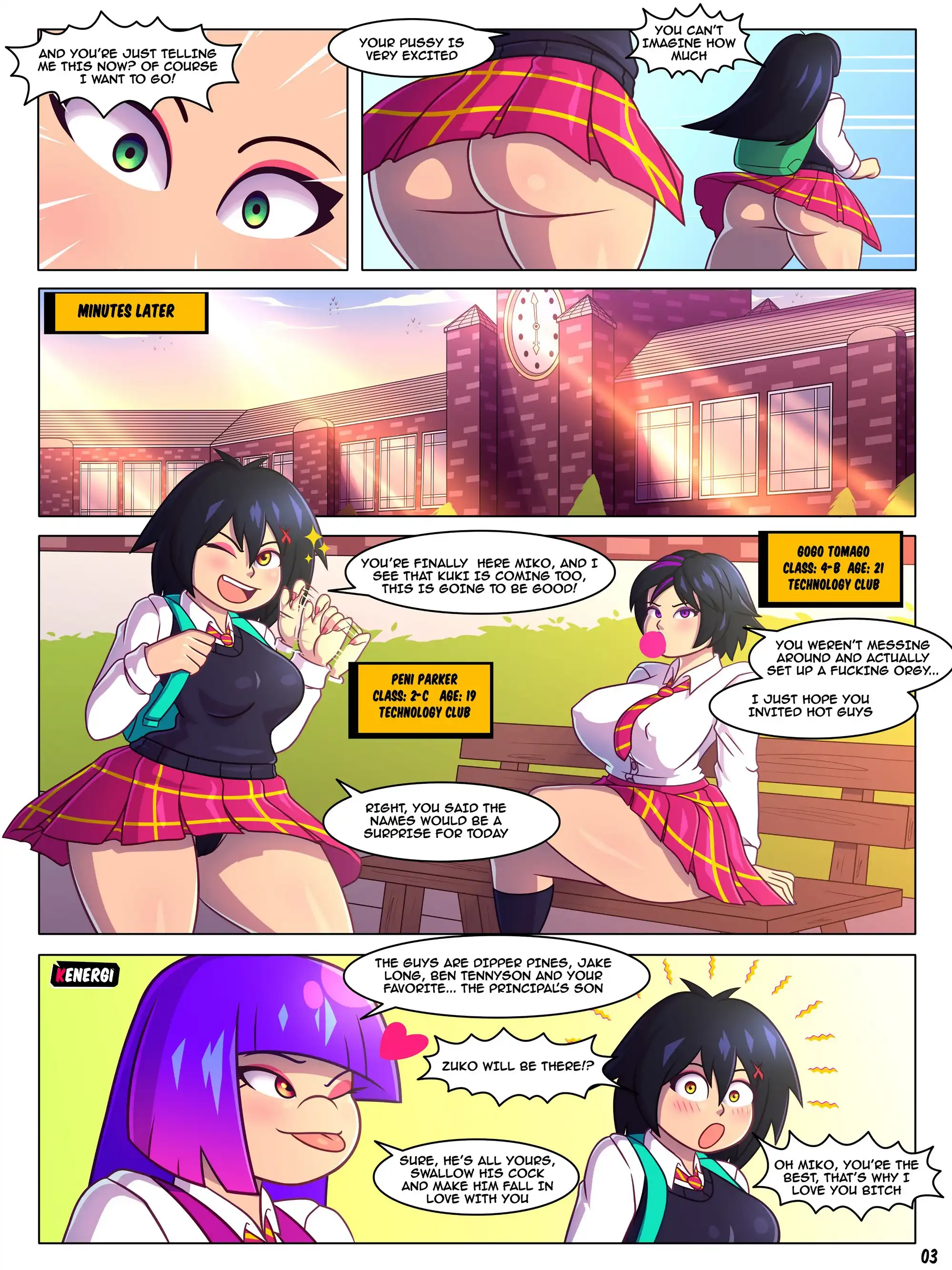 Toonworth Academy – Kenergi - Porn Comics | LustyComix Toonworth Academy Kenergi 03