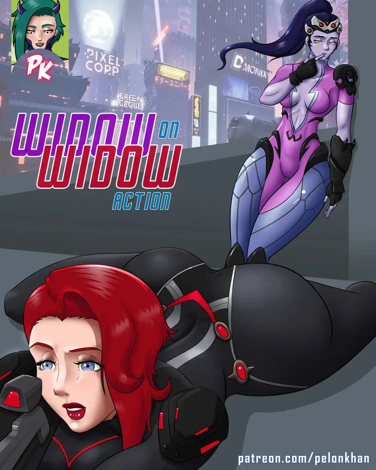 Widow on Widow action – PelonKhan - Porn Comics | LustyComix Widow On Widow Action Pelonkhan 01