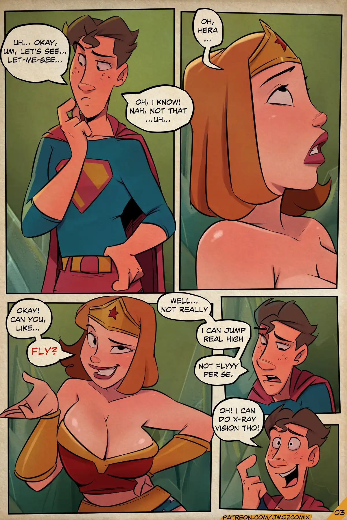 Wondermomma vs Superboy – Jmoz Comix - Porn Comics | LustyComix Wondermomma Vs Superboy Jmoz Comix 04