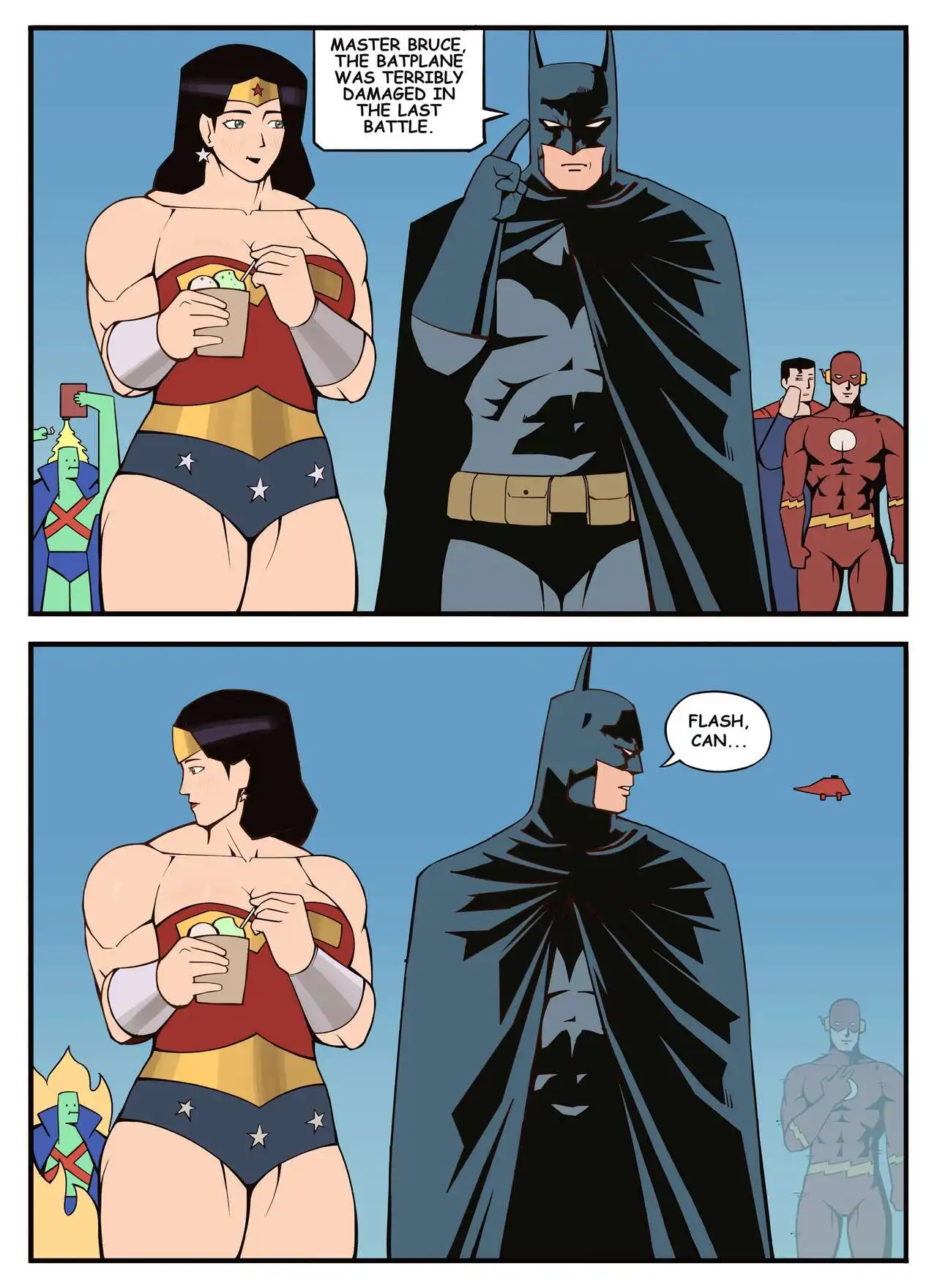Batman x Wonder Woman – Bonny - Porn Comics | LustyComix Batman X Wonder Woman Bonny 03