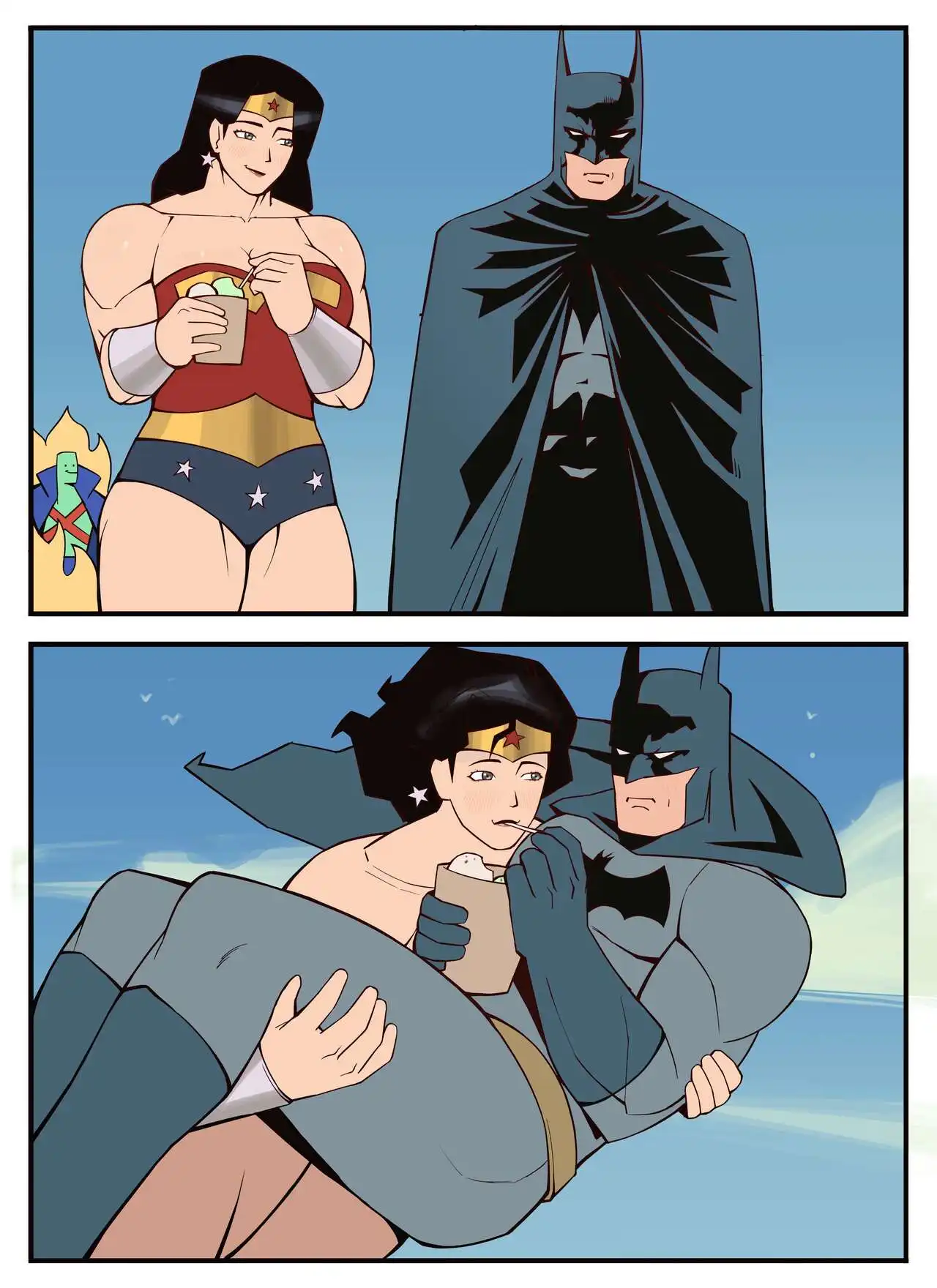 Batman x Wonder Woman – Bonny - Porn Comics | LustyComix Batman X Wonder Woman Bonny 04
