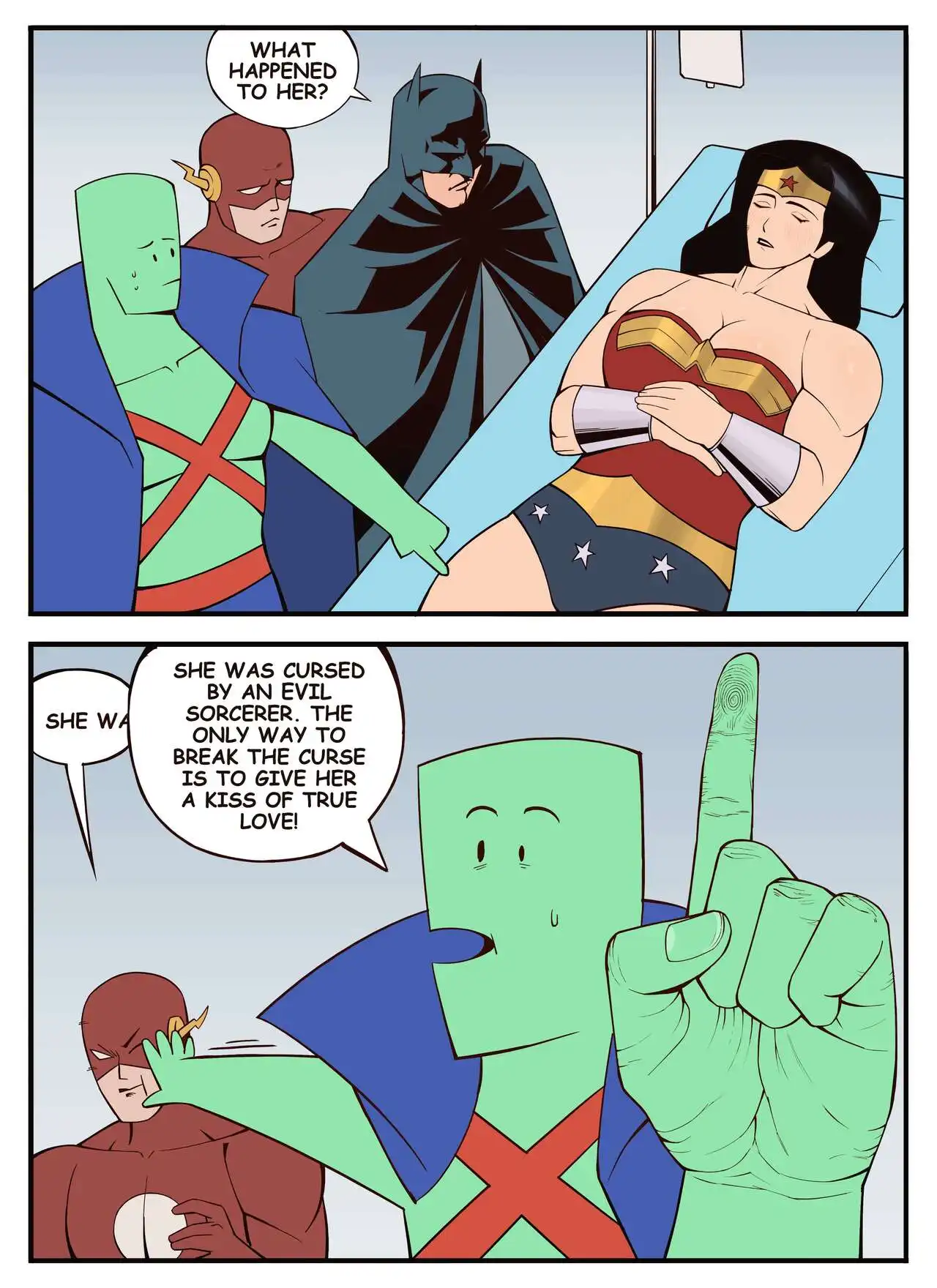Batman x Wonder Woman – Bonny - Porn Comics | LustyComix Batman X Wonder Woman Bonny 05
