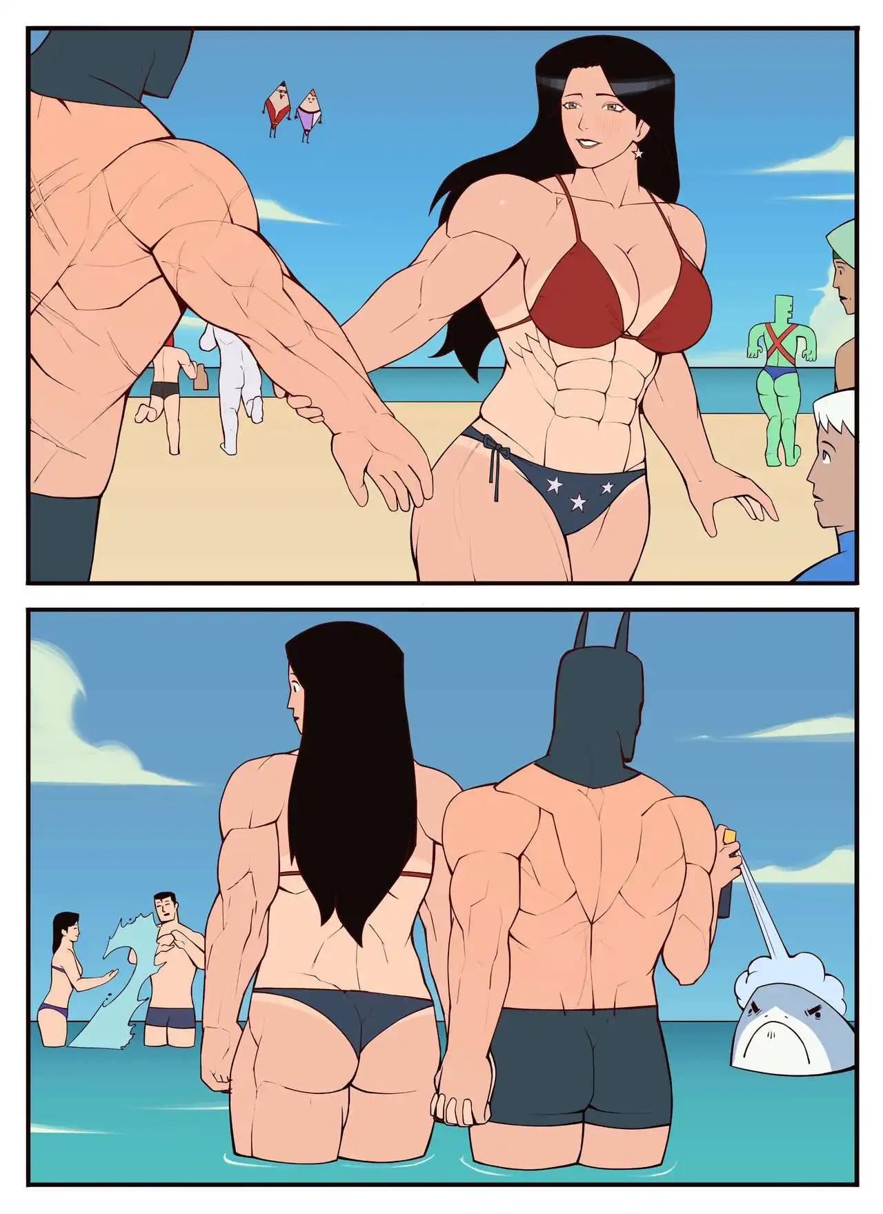 Batman x Wonder Woman – Bonny - Porn Comics | LustyComix Batman X Wonder Woman Bonny 07