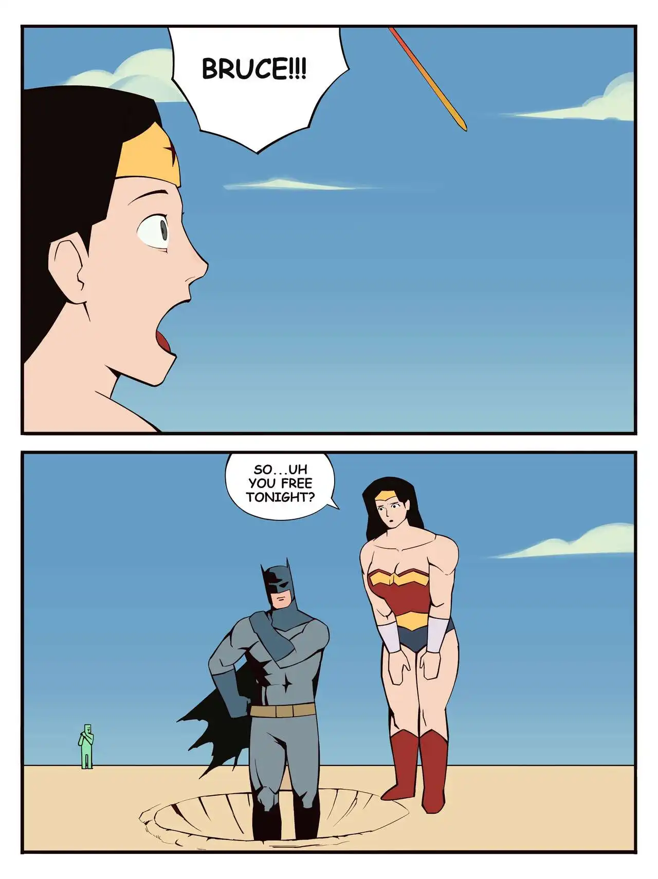 Batman x Wonder Woman – Bonny - Porn Comics | LustyComix Batman X Wonder Woman Bonny 12