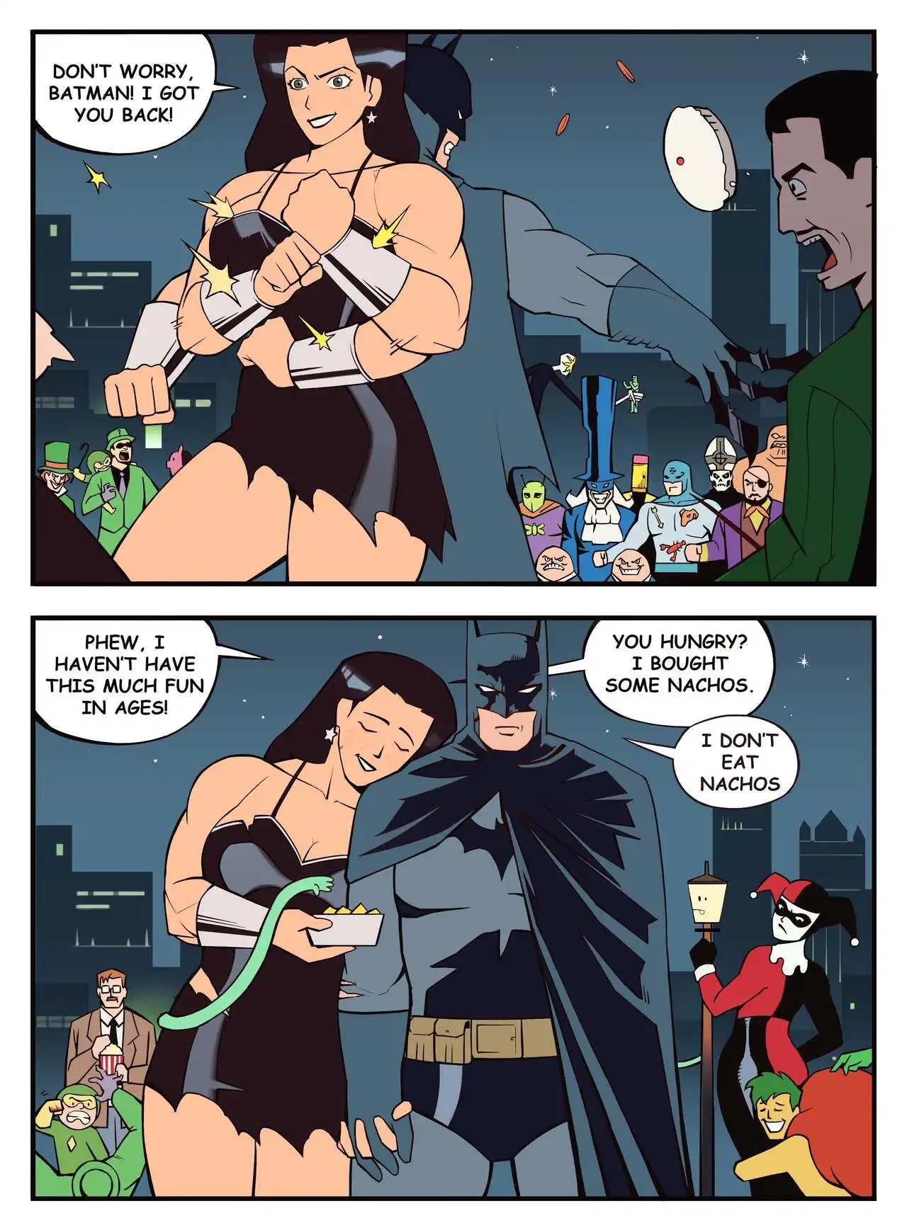 Batman x Wonder Woman – Bonny - Porn Comics | LustyComix Batman X Wonder Woman Bonny 22