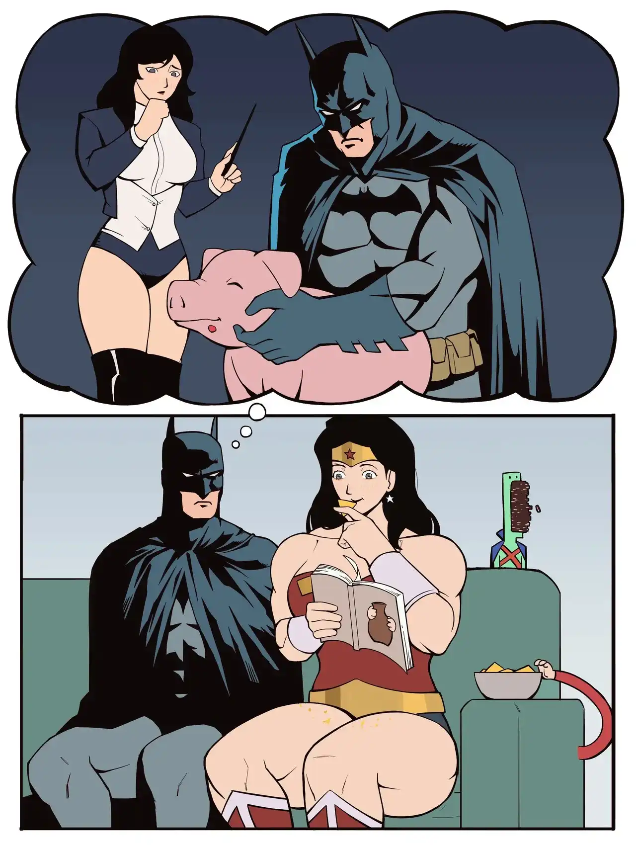 Batman x Wonder Woman – Bonny - Porn Comics | LustyComix Batman X Wonder Woman Bonny 28