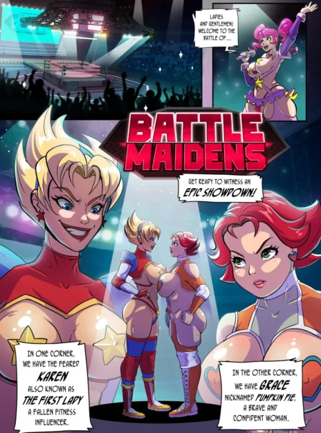 Battle Maidens Karen Vs Grace Crisisbeat 01