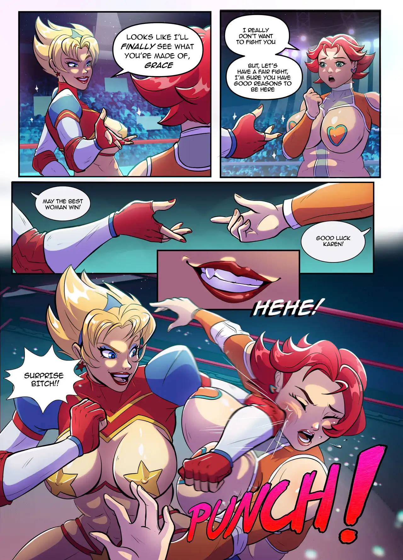 Battle Maidens Karen Vs Grace Crisisbeat 02