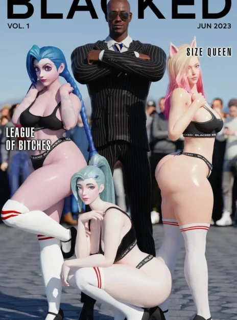 Blacked Roseblue3d 01