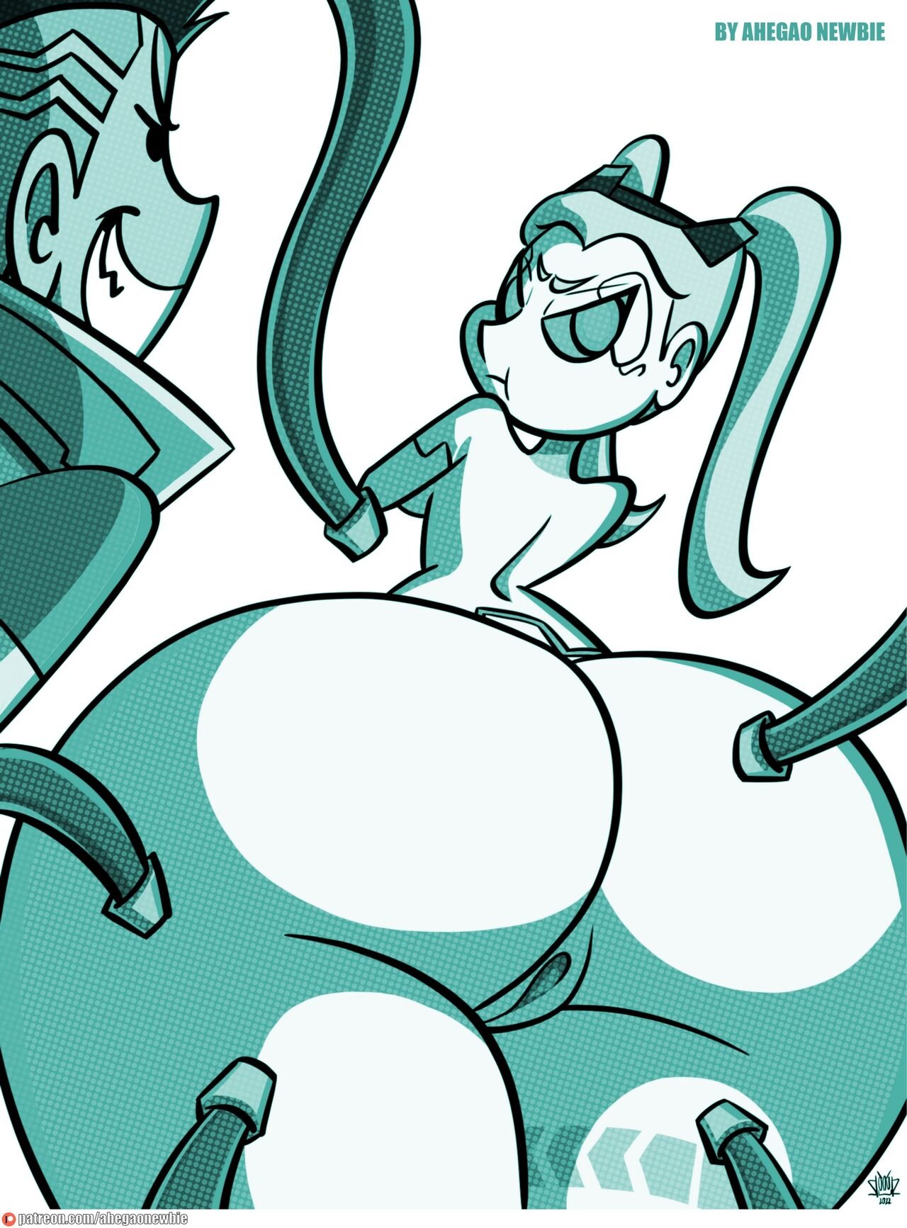 Cyberass Ahegao Newbie 02