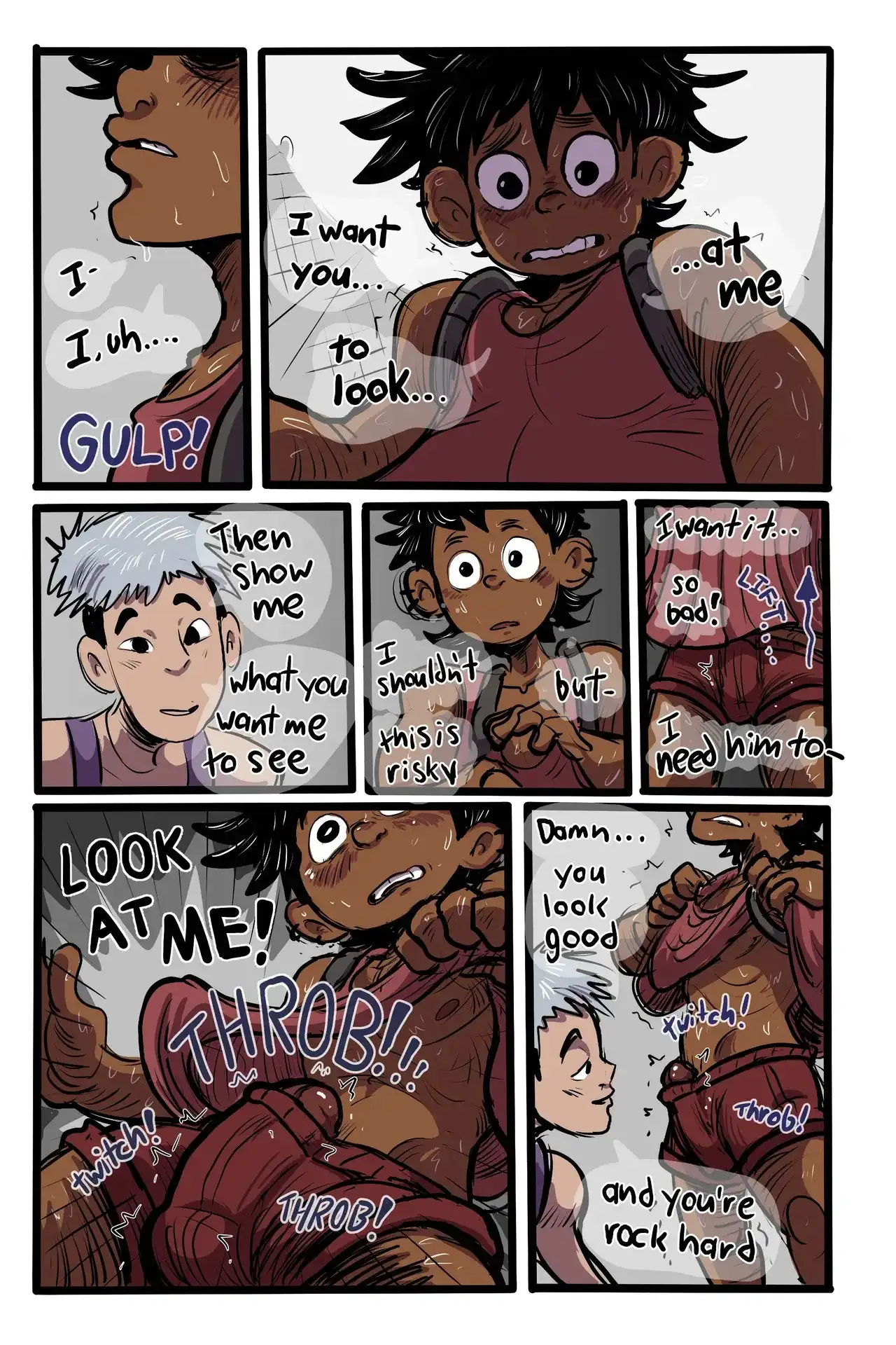 Don’t Look – TEZ - Porn Comics | LustyComix Don't Look Tez 08