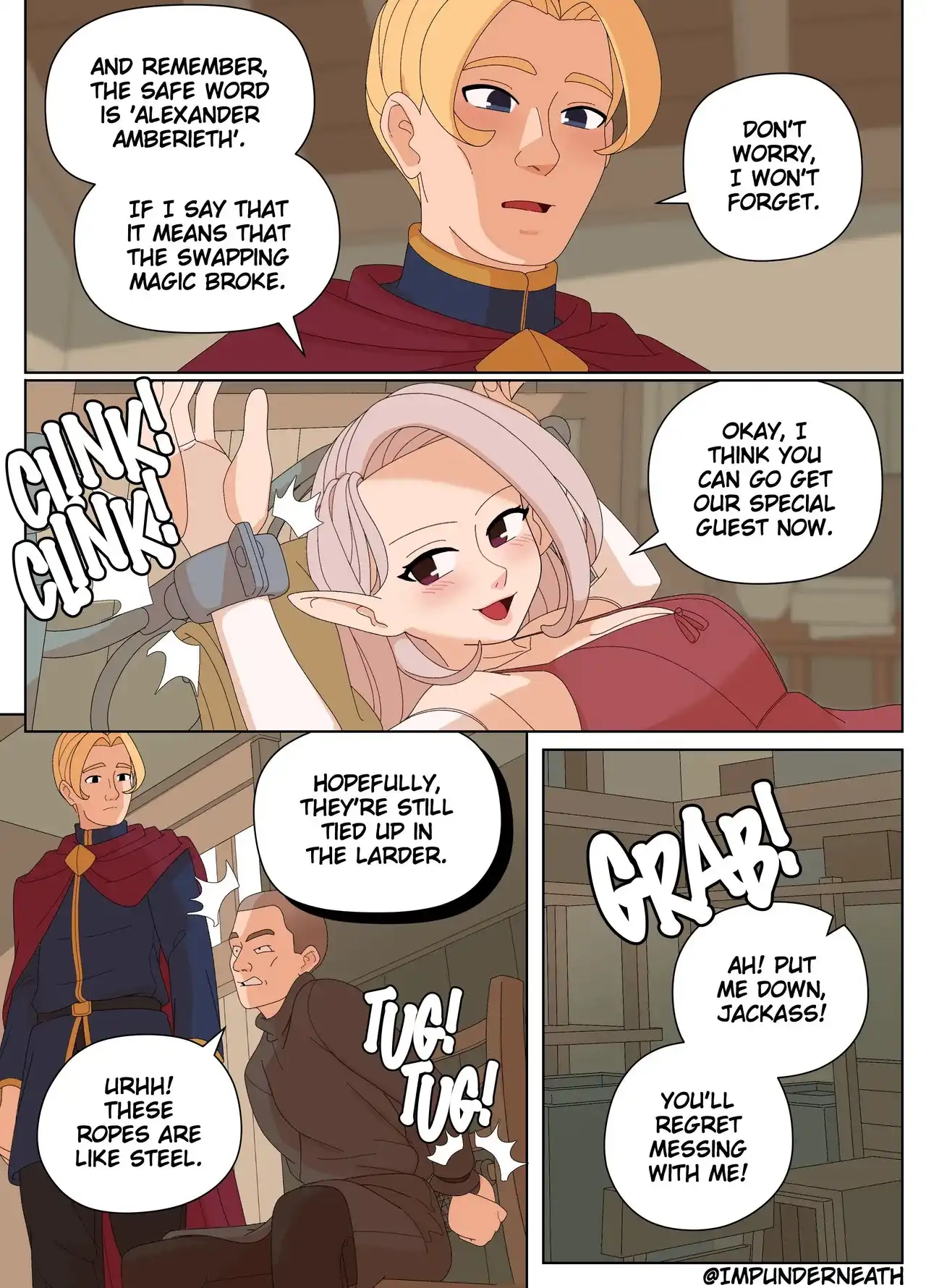 Elf and Criminal Body Swap – ImpUnderneath - Porn Comics | LustyComix Elf And Criminal Body Swap Impunderneath 02