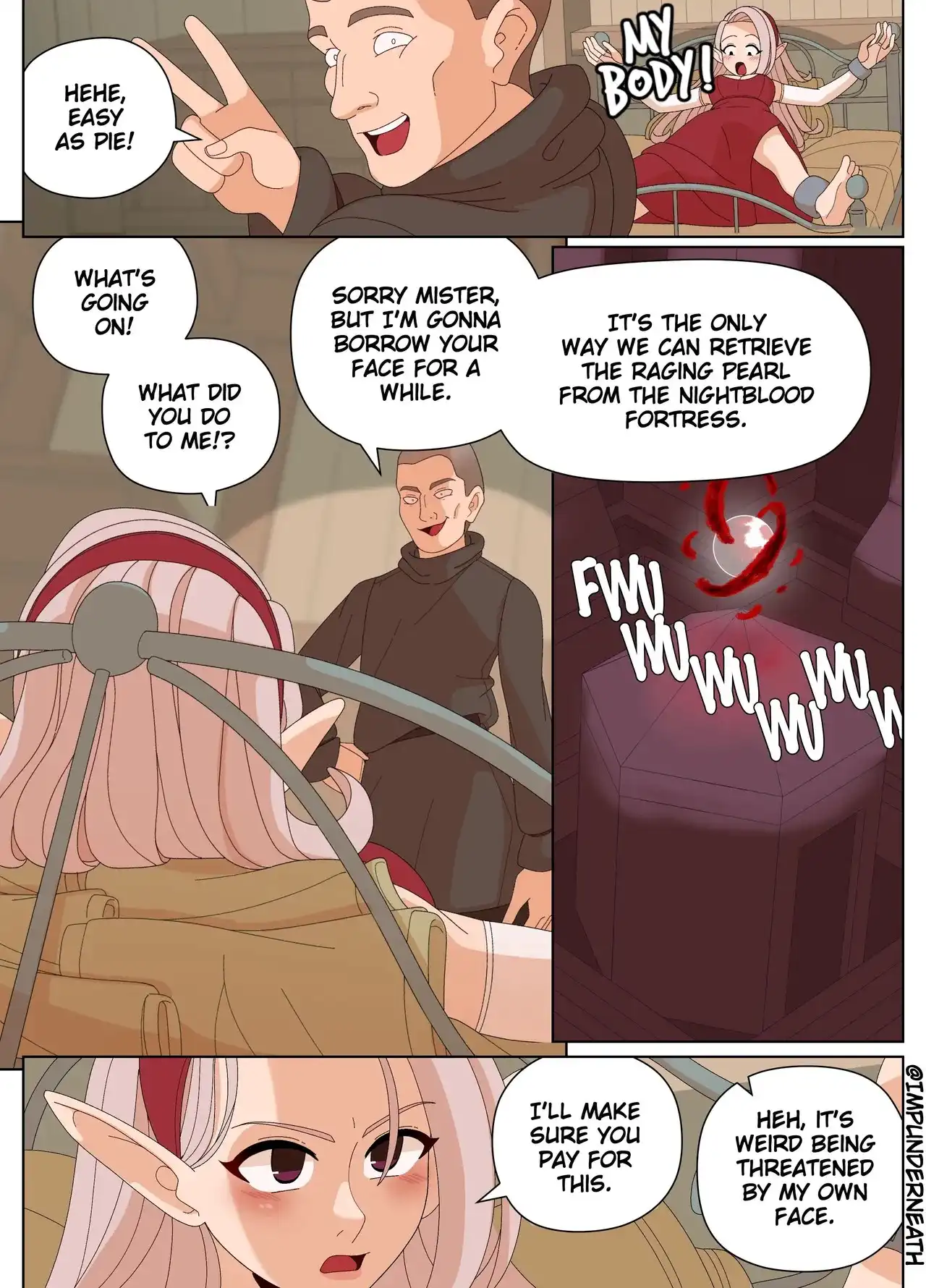 Elf and Criminal Body Swap – ImpUnderneath - Porn Comics | LustyComix Elf And Criminal Body Swap Impunderneath 04