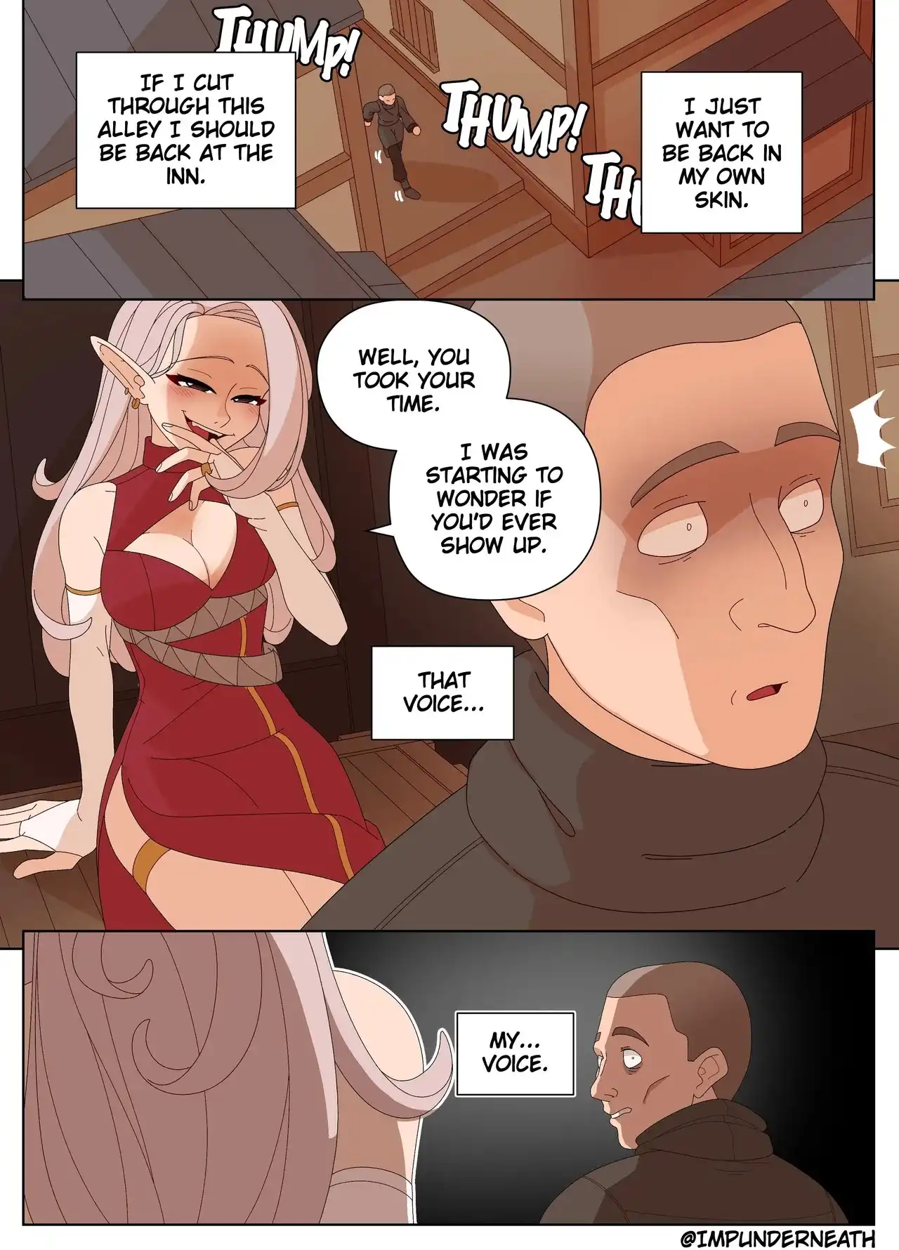 Elf and Criminal Body Swap – ImpUnderneath - Porn Comics | LustyComix Elf And Criminal Body Swap Impunderneath 13
