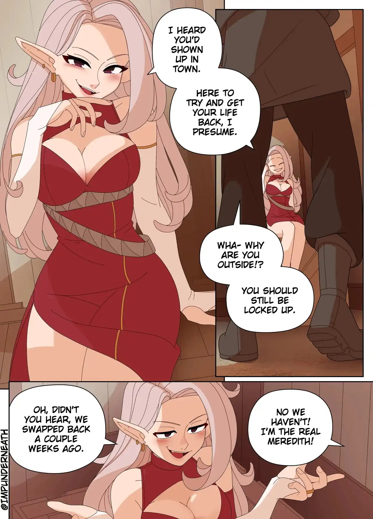 Elf and Criminal Body Swap – ImpUnderneath - Porn Comics | LustyComix Elf And Criminal Body Swap Impunderneath 14