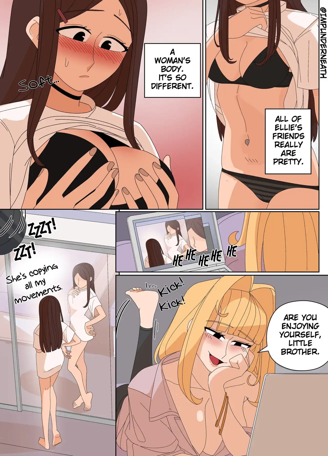 Ellie Skinsuit 7 – Imp Underneath - Porn Comics | LustyComix Ellie Skinsuit 7 Imp Underneath 29