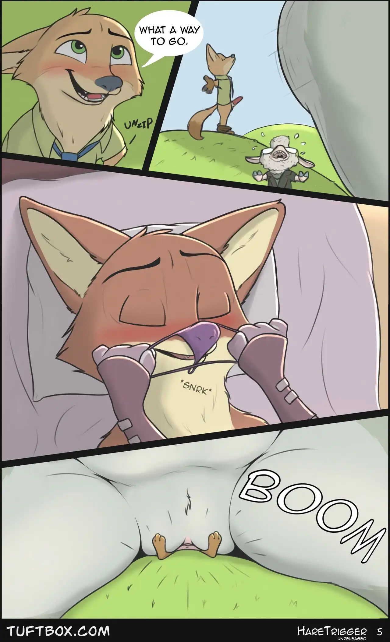 Hare Trigger – Tuftbox - Furry Porn Comics | LustyComix Hare Trigger Tuftbox 05
