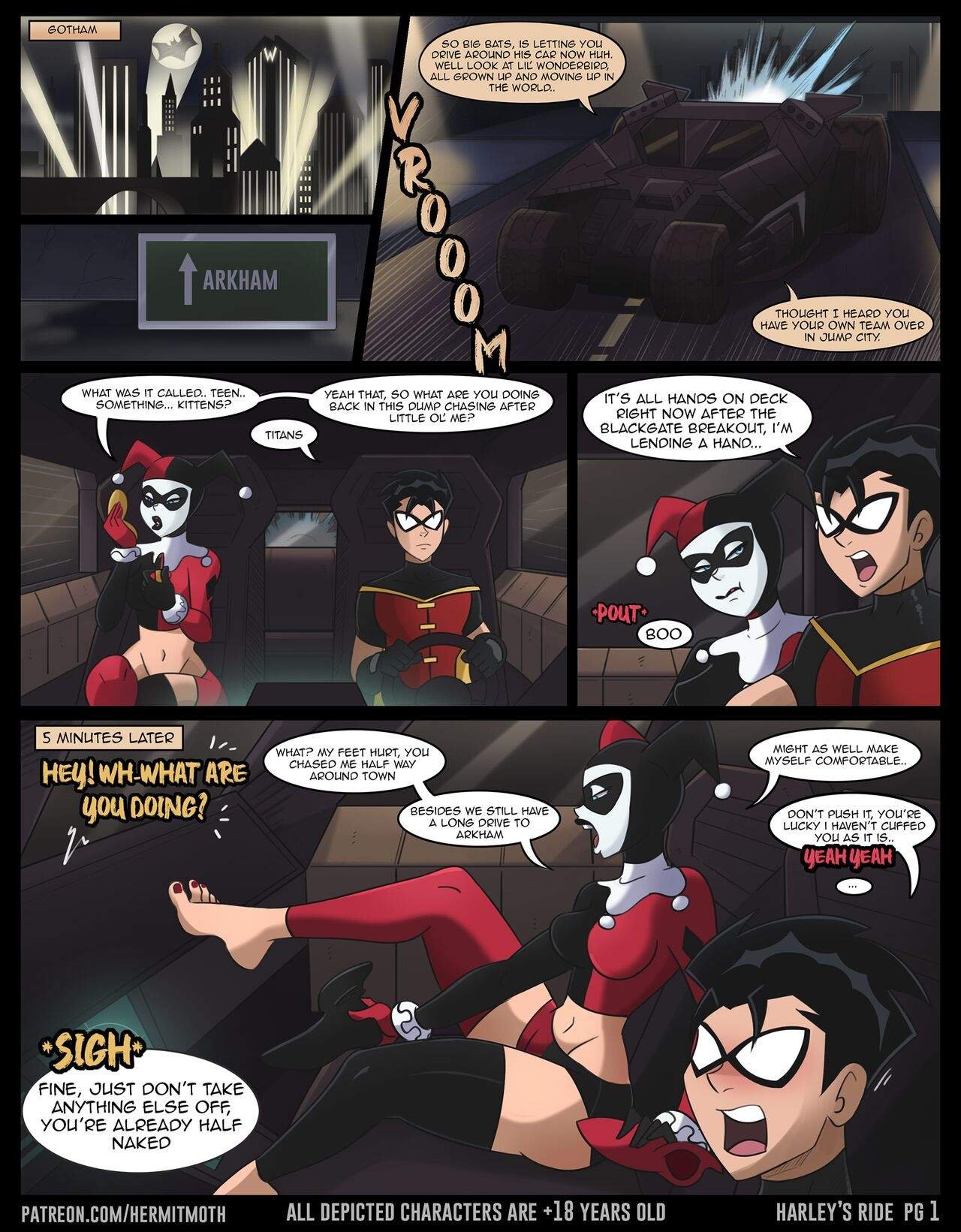 Harley’s Ride – Hermit Moth - Porn Comics | LustyComix Harley’s Ride – Hermit Moth 1