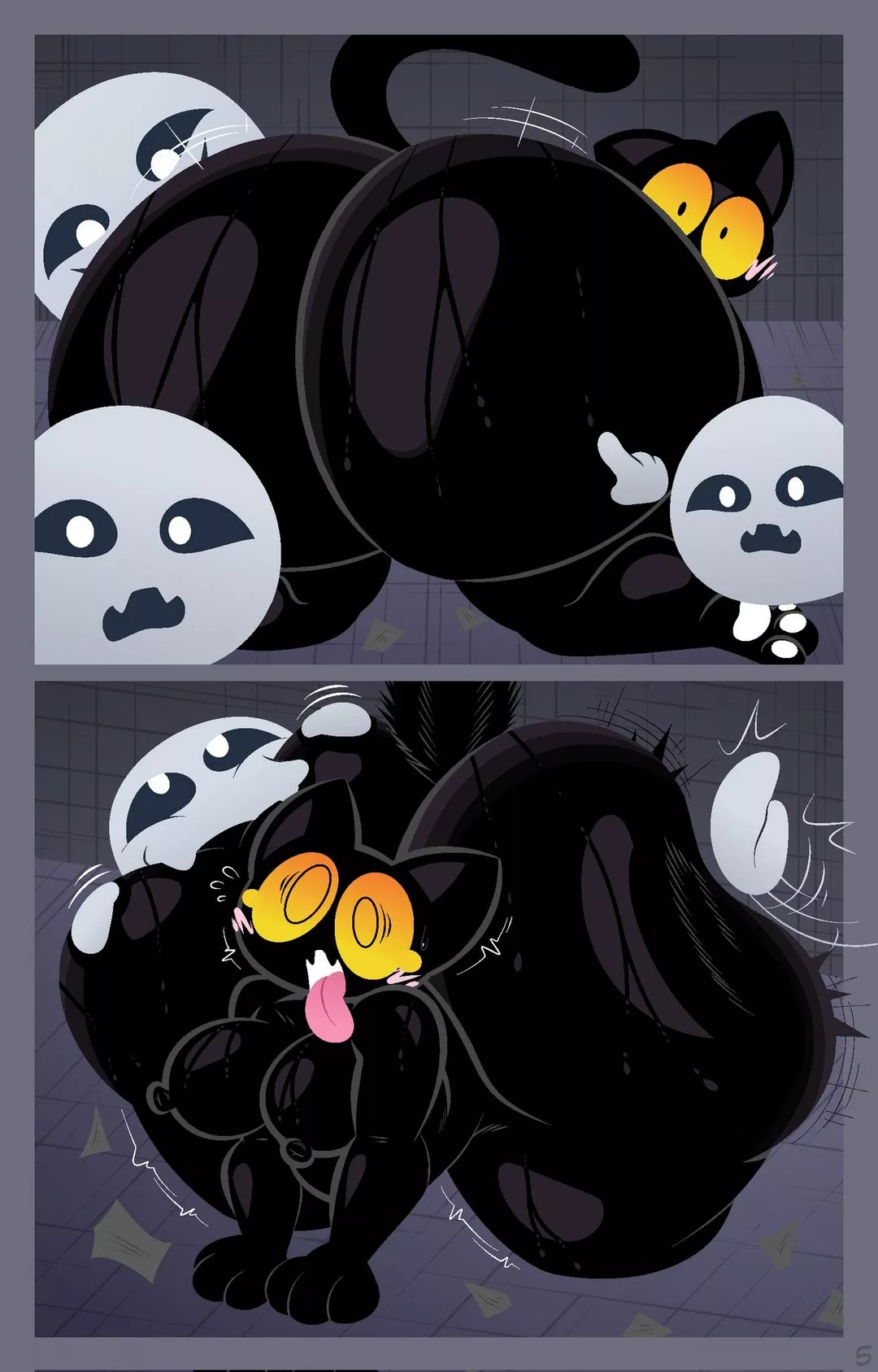 Haunted Ekkokenight Porn Comic 06