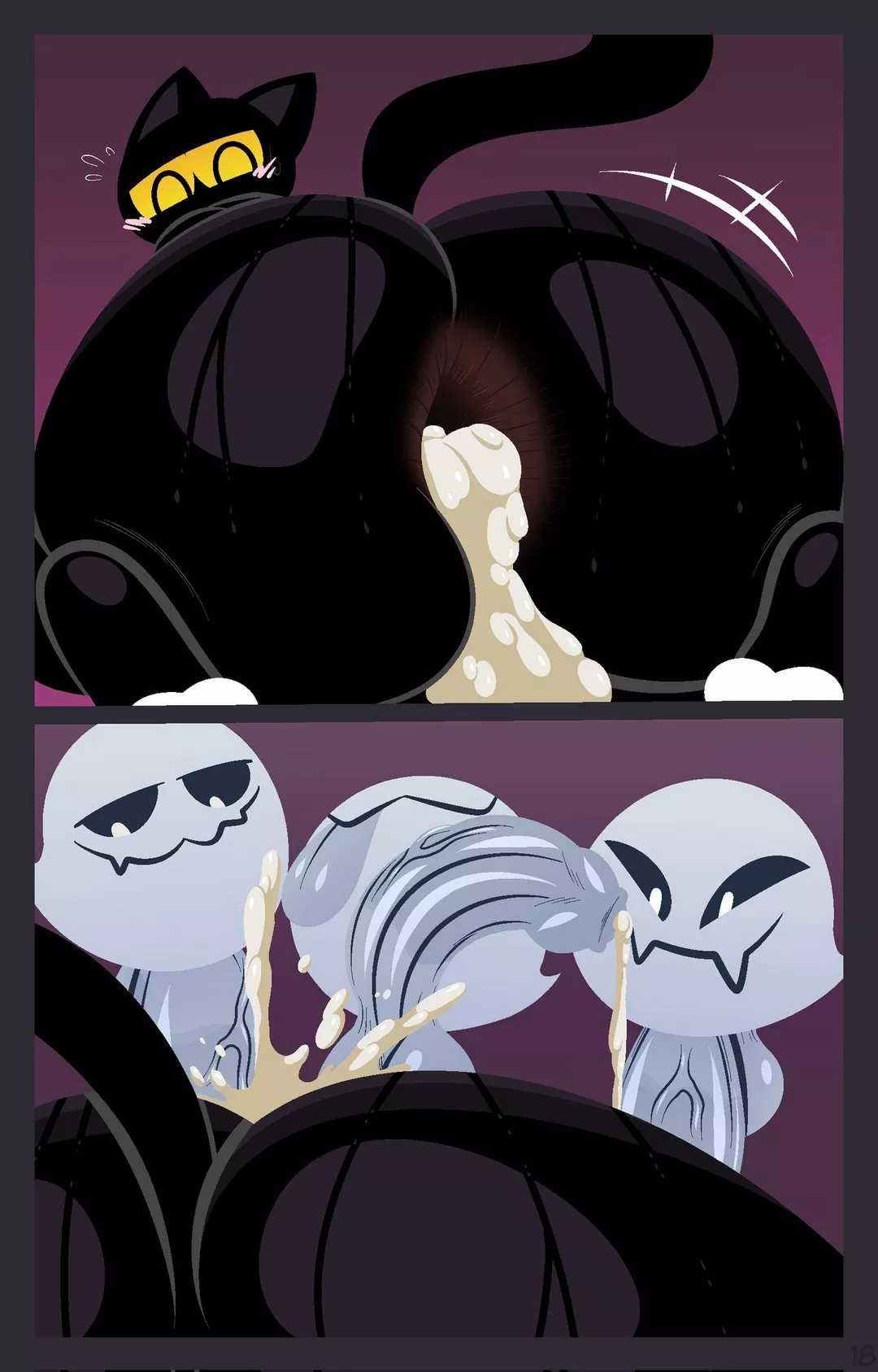 Haunted Ekkokenight Porn Comic 19