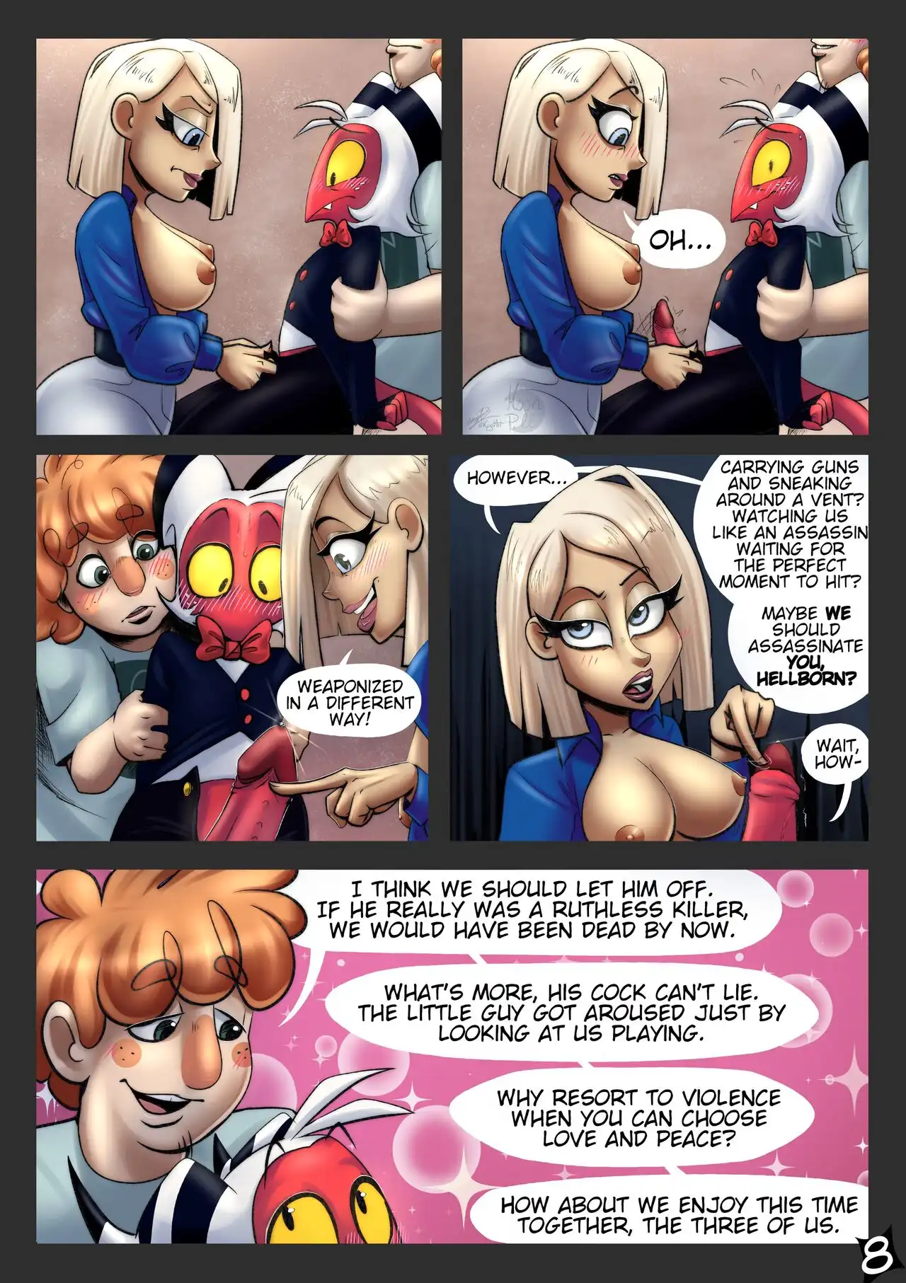 Helluva Boss Wife Snatchers 2 – kojot - Porn Comics | LustyComix Helluva Boss Wife Snatchers 2 – Kojot 8