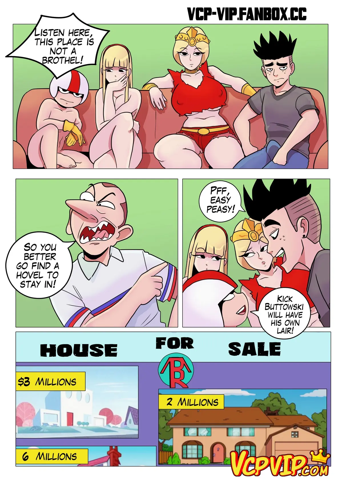 Kick Buttowski Knows Babes 2 – VCP Gansoman - Porn Comics | LustyComix Kick Buttowski Knows Babes 2 Vcp Gansoman 12