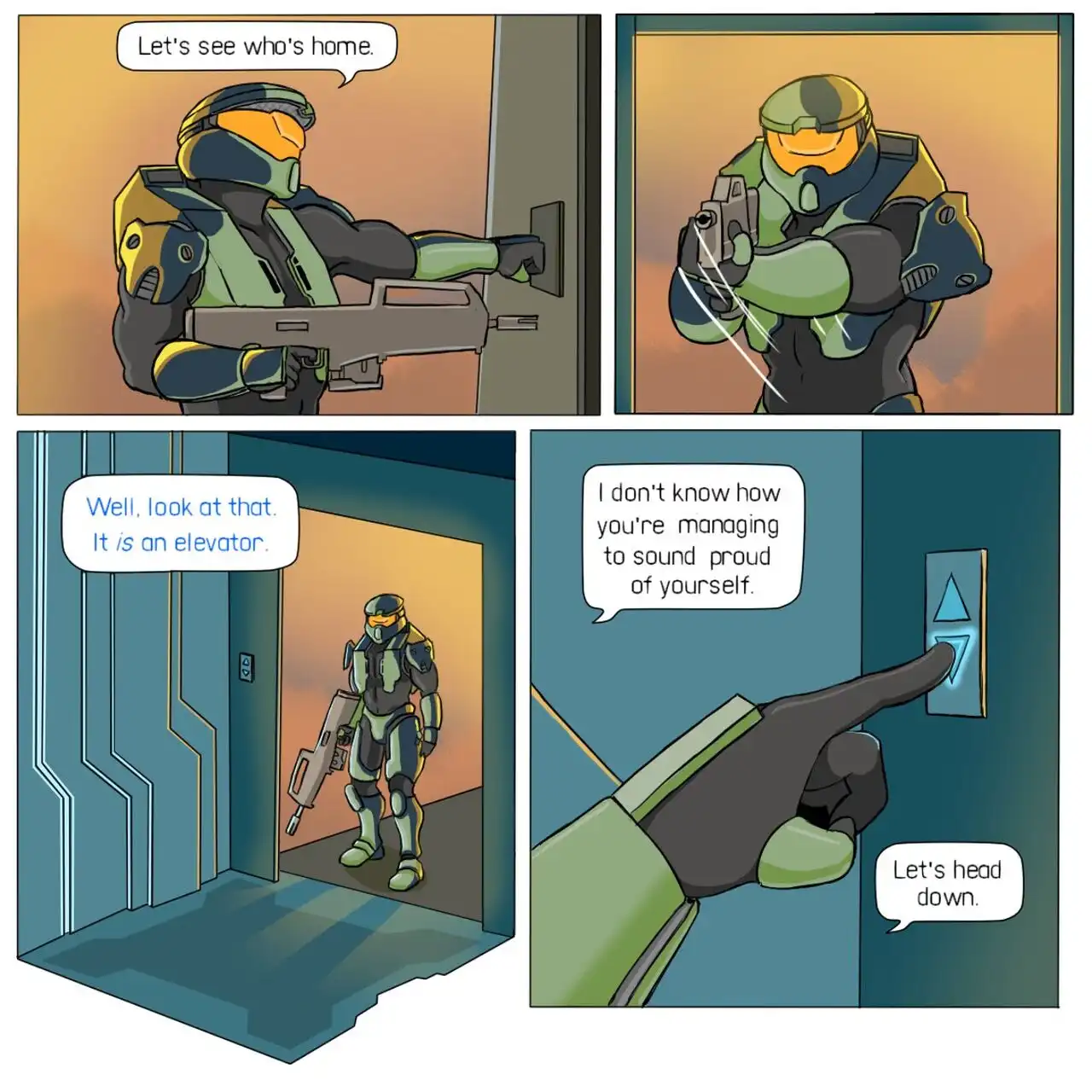 Let’s Activate Halo – b-intend - Porn Comics | LustyComix Lets Activate Halo B Intend 07
