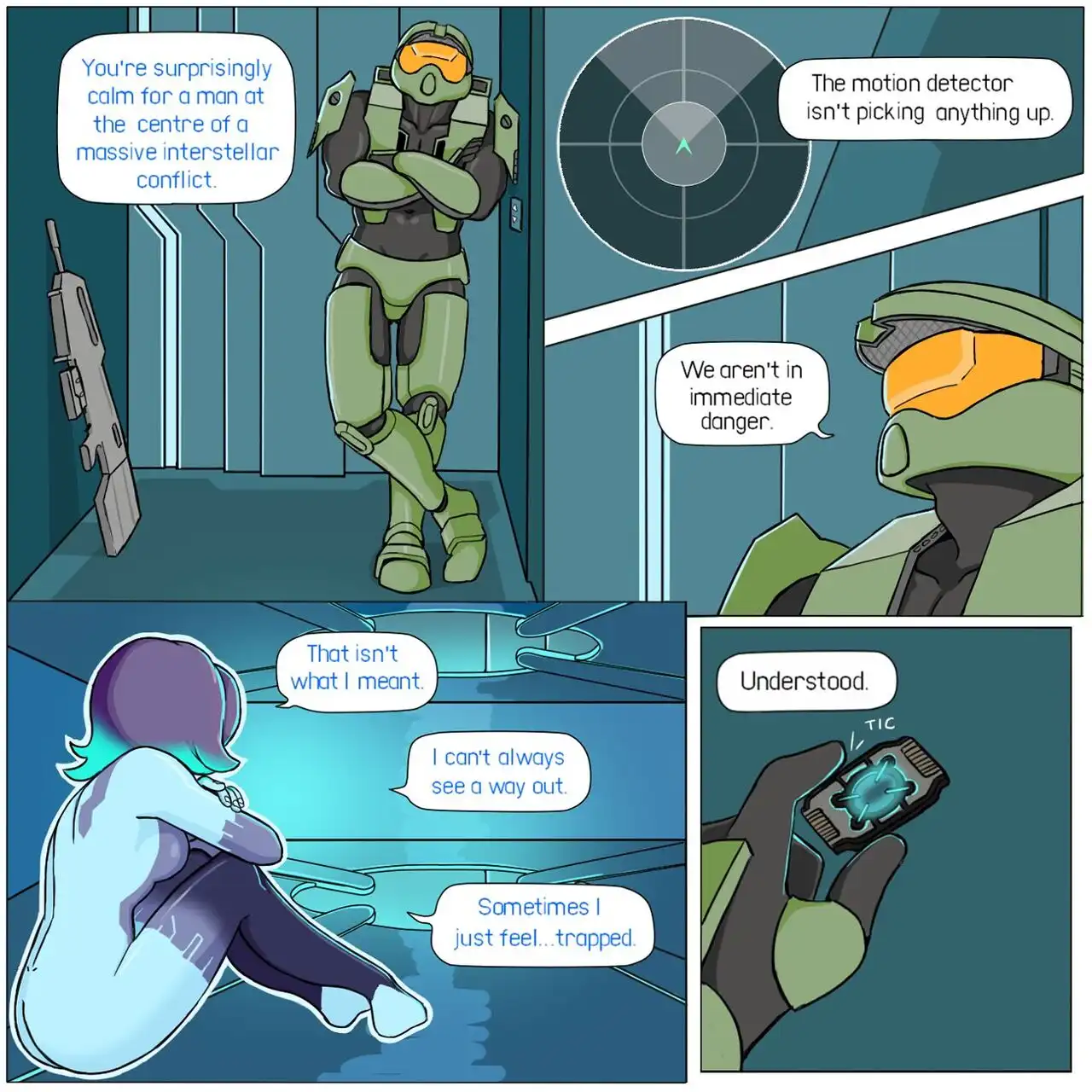 Let’s Activate Halo – b-intend - Porn Comics | LustyComix Lets Activate Halo B Intend 08