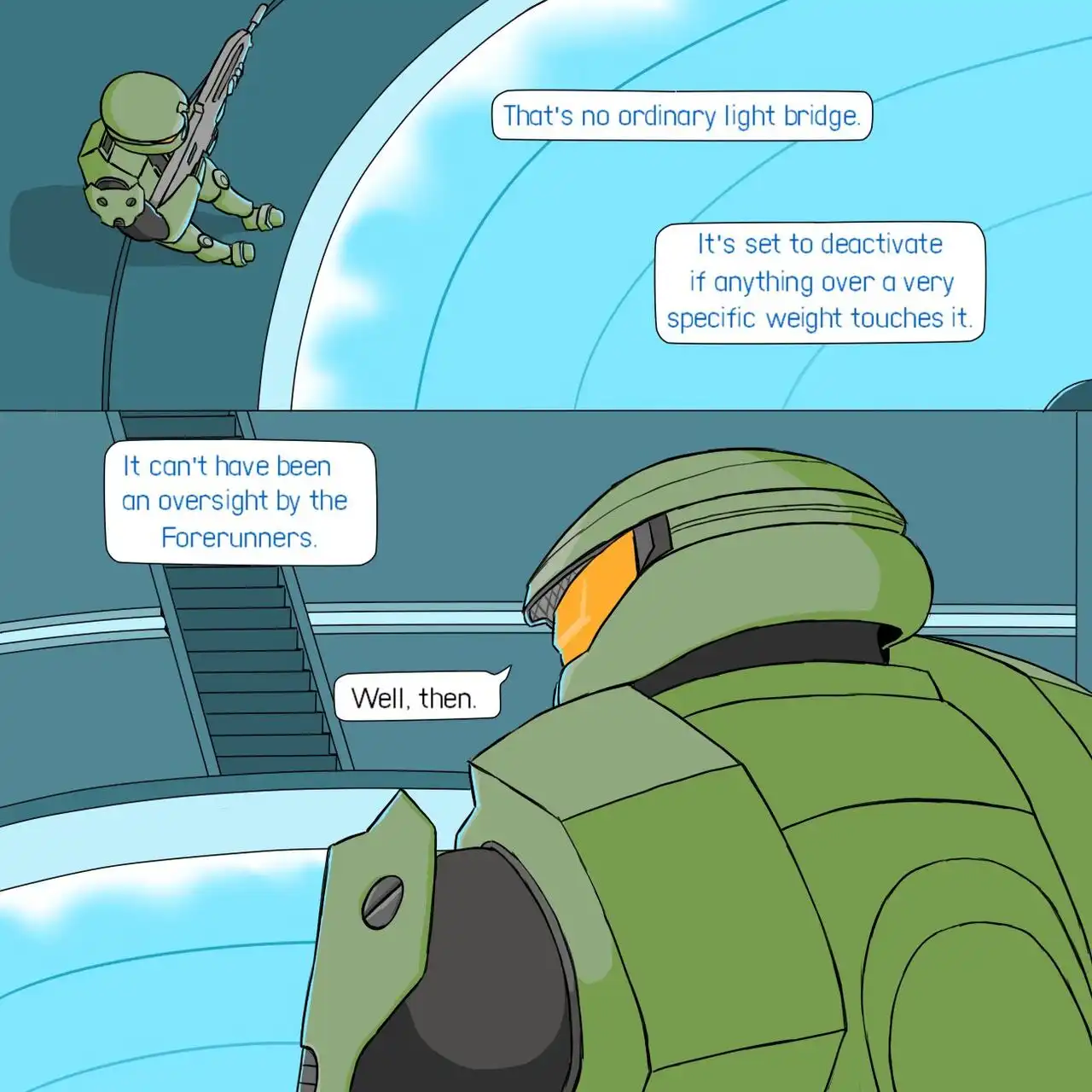 Let’s Activate Halo – b-intend - Porn Comics | LustyComix Lets Activate Halo B Intend 16