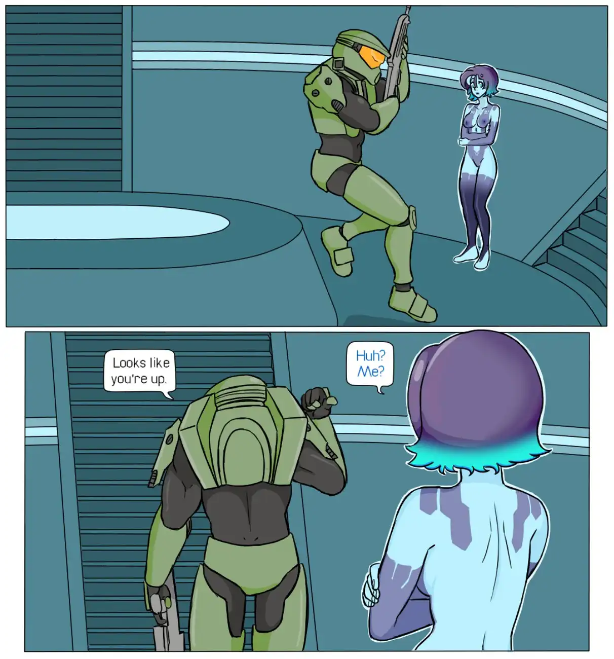 Let’s Activate Halo – b-intend - Porn Comics | LustyComix Lets Activate Halo B Intend 17